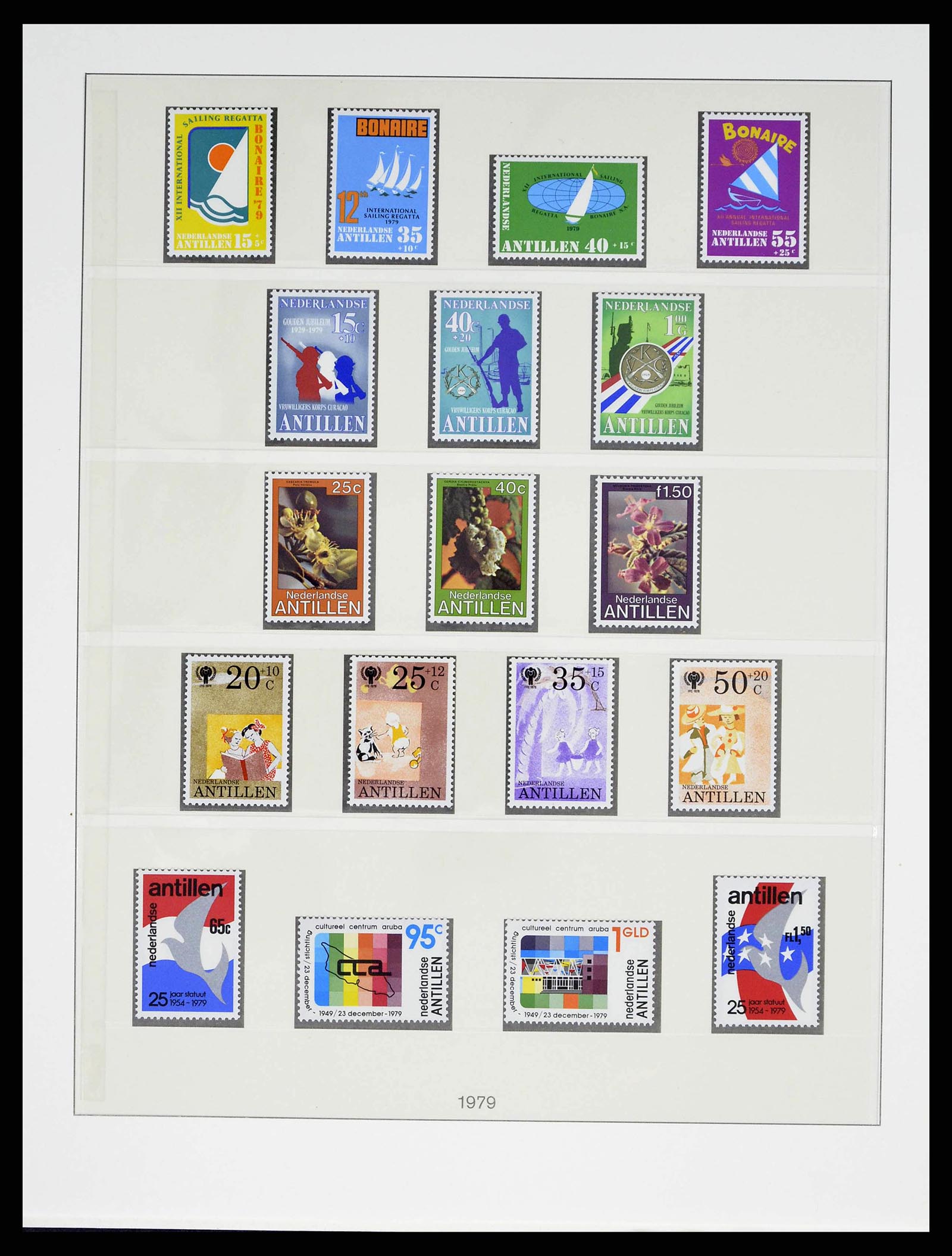 38470 0059 - Postzegelverzameling 38470 Curaçao/Antillen 1873-1980.