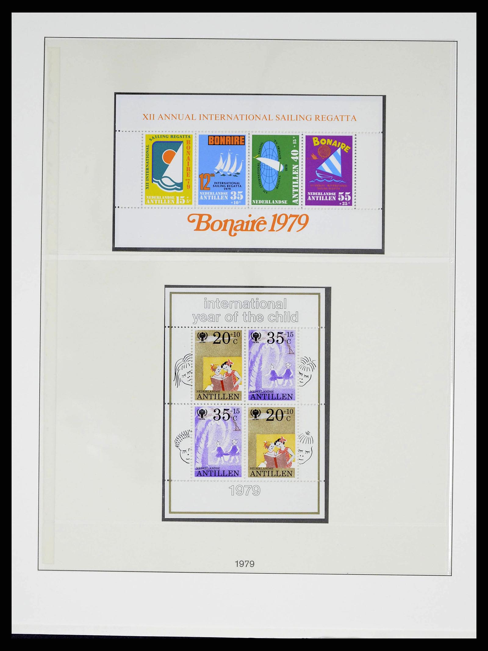 38470 0060 - Postzegelverzameling 38470 Curaçao/Antillen 1873-1980.