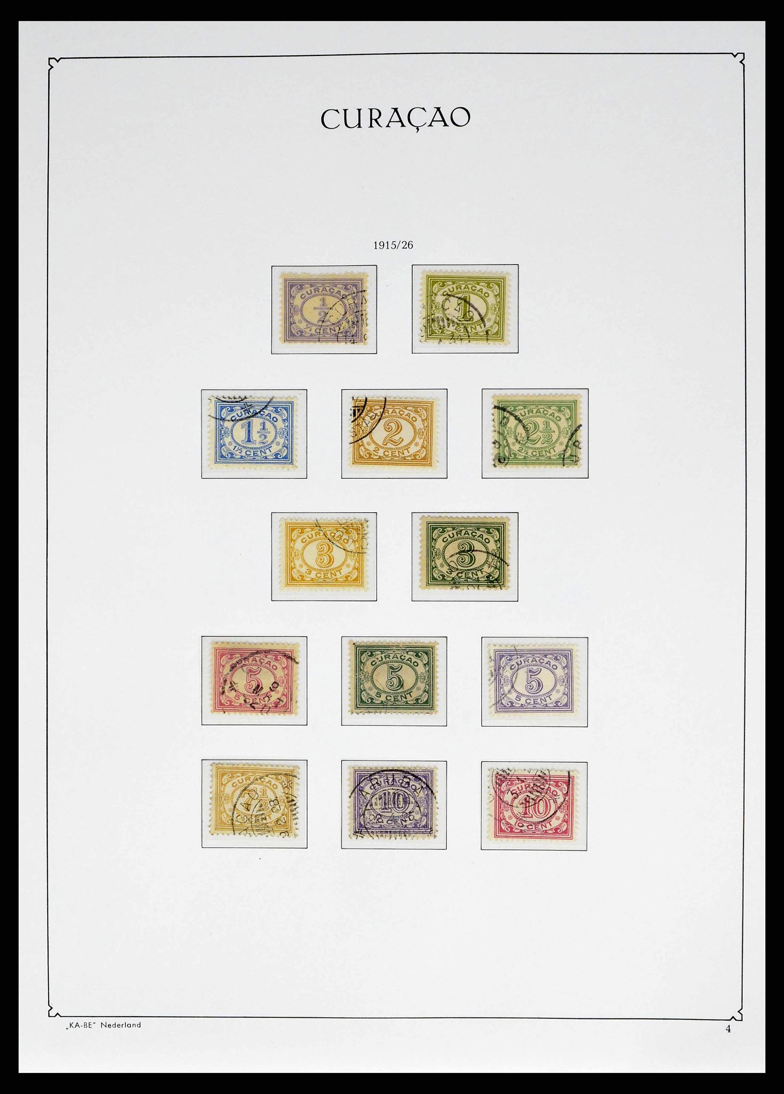 38471 0004 - Stamp collection 38471 Curaçao/Antilles 1873-1980.