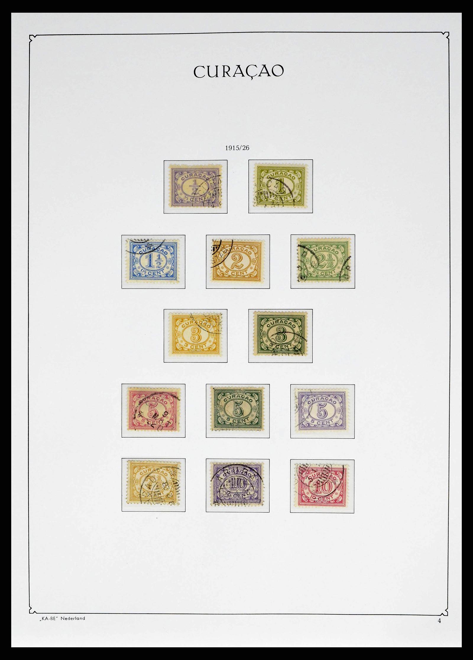 38471 0004 - Postzegelverzameling 38471 Curaçao/Antillen 1873-1980.