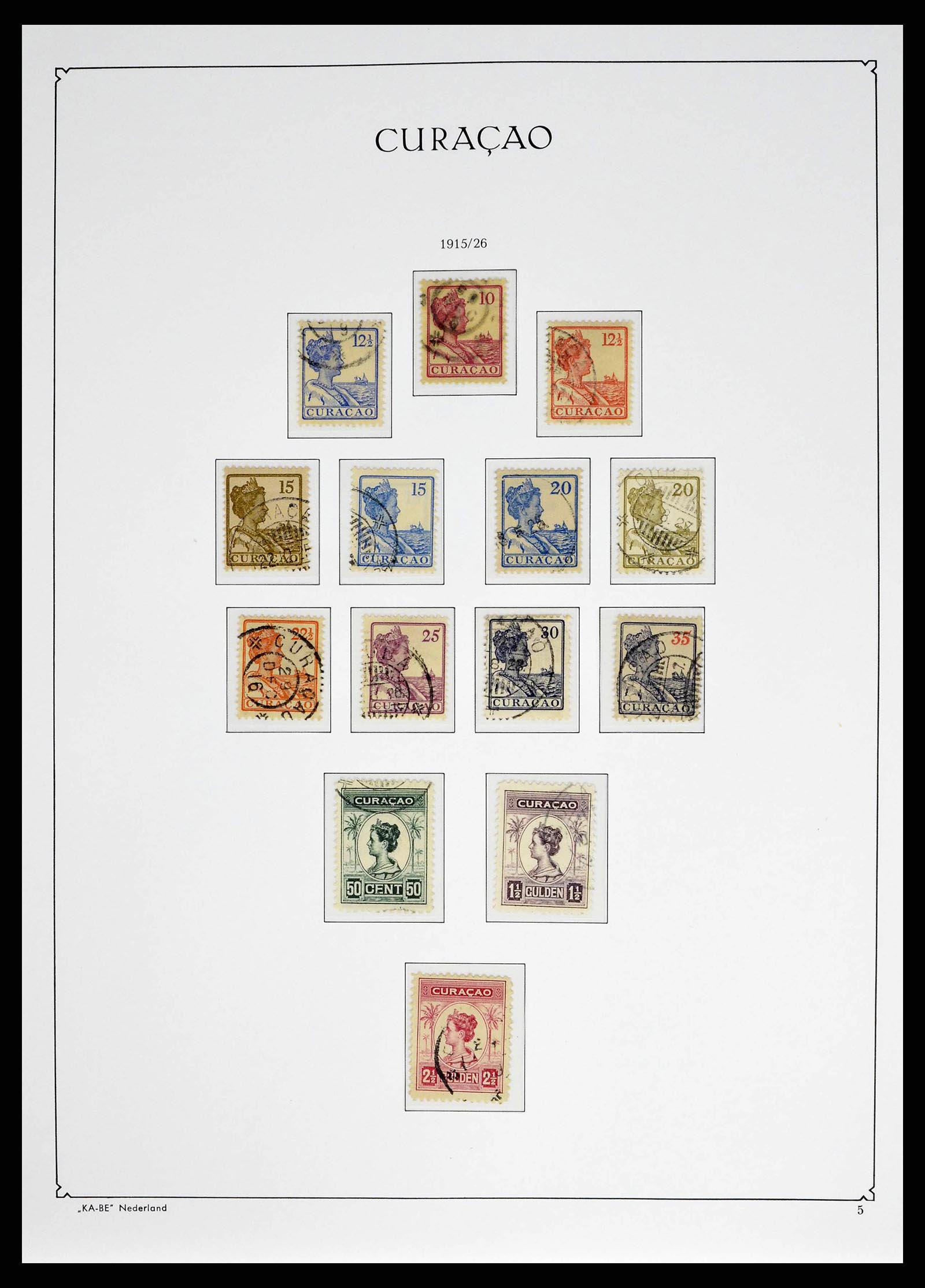 38471 0005 - Stamp collection 38471 Curaçao/Antilles 1873-1980.