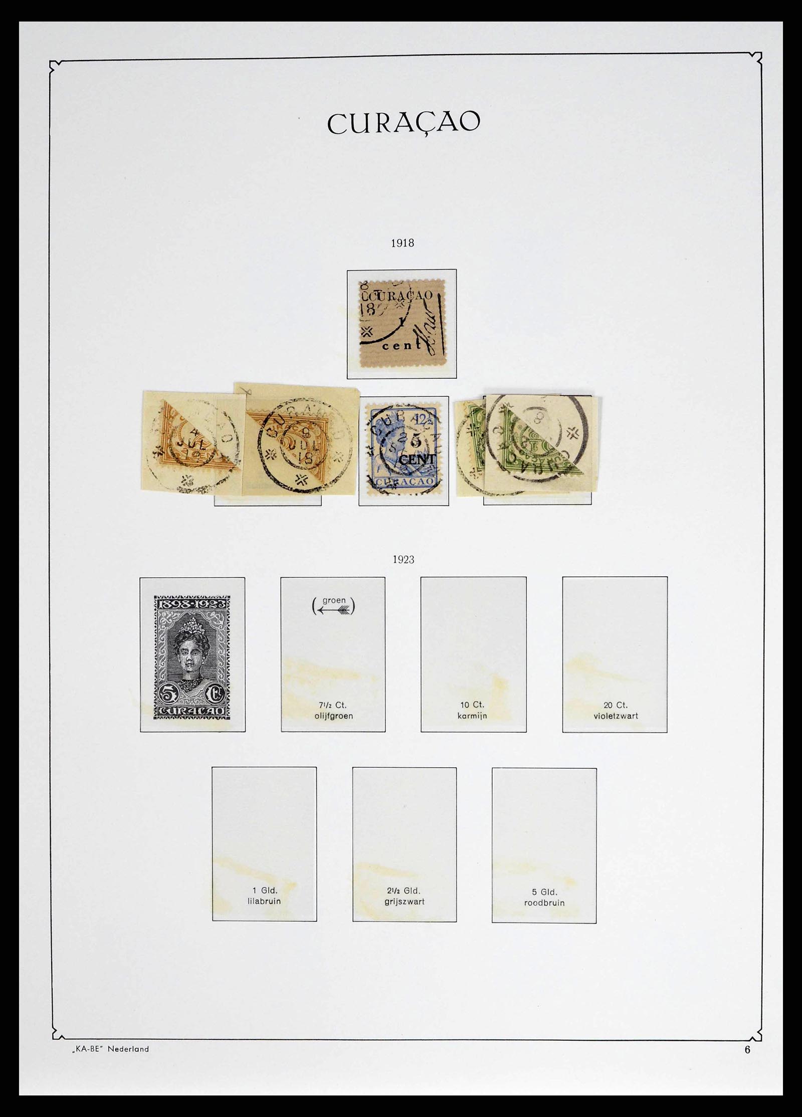 38471 0006 - Stamp collection 38471 Curaçao/Antilles 1873-1980.