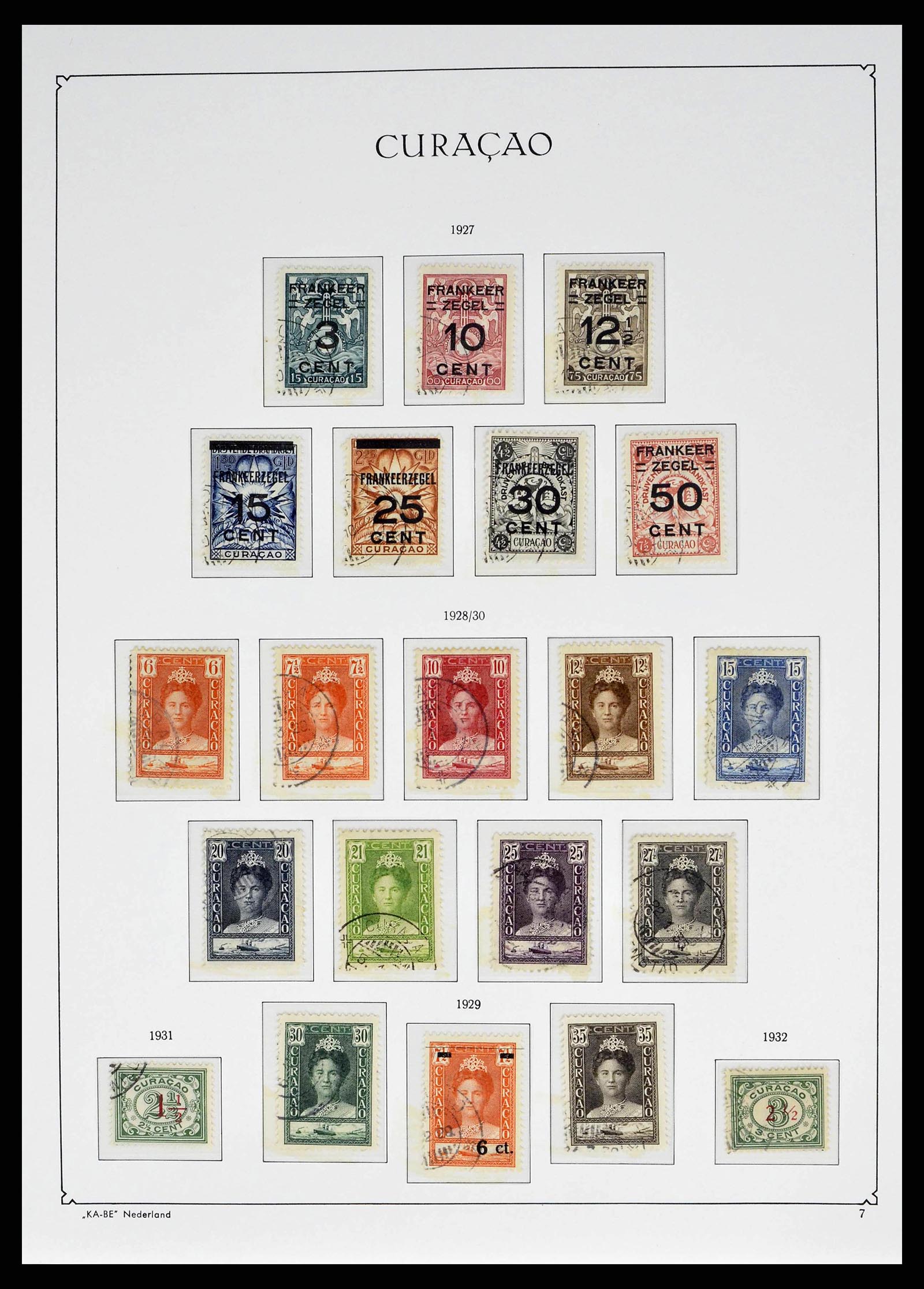 38471 0007 - Stamp collection 38471 Curaçao/Antilles 1873-1980.