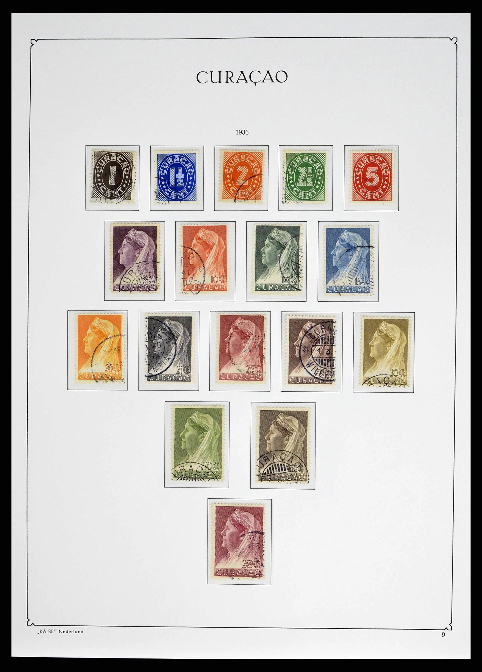 38471 0009 - Stamp collection 38471 Curaçao/Antilles 1873-1980.