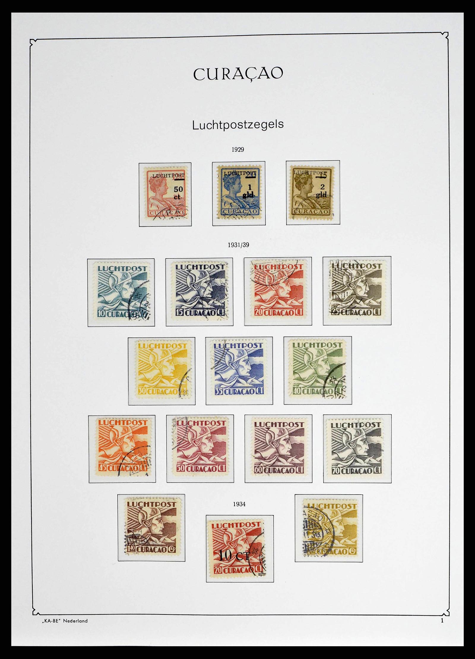 38471 0015 - Stamp collection 38471 Curaçao/Antilles 1873-1980.