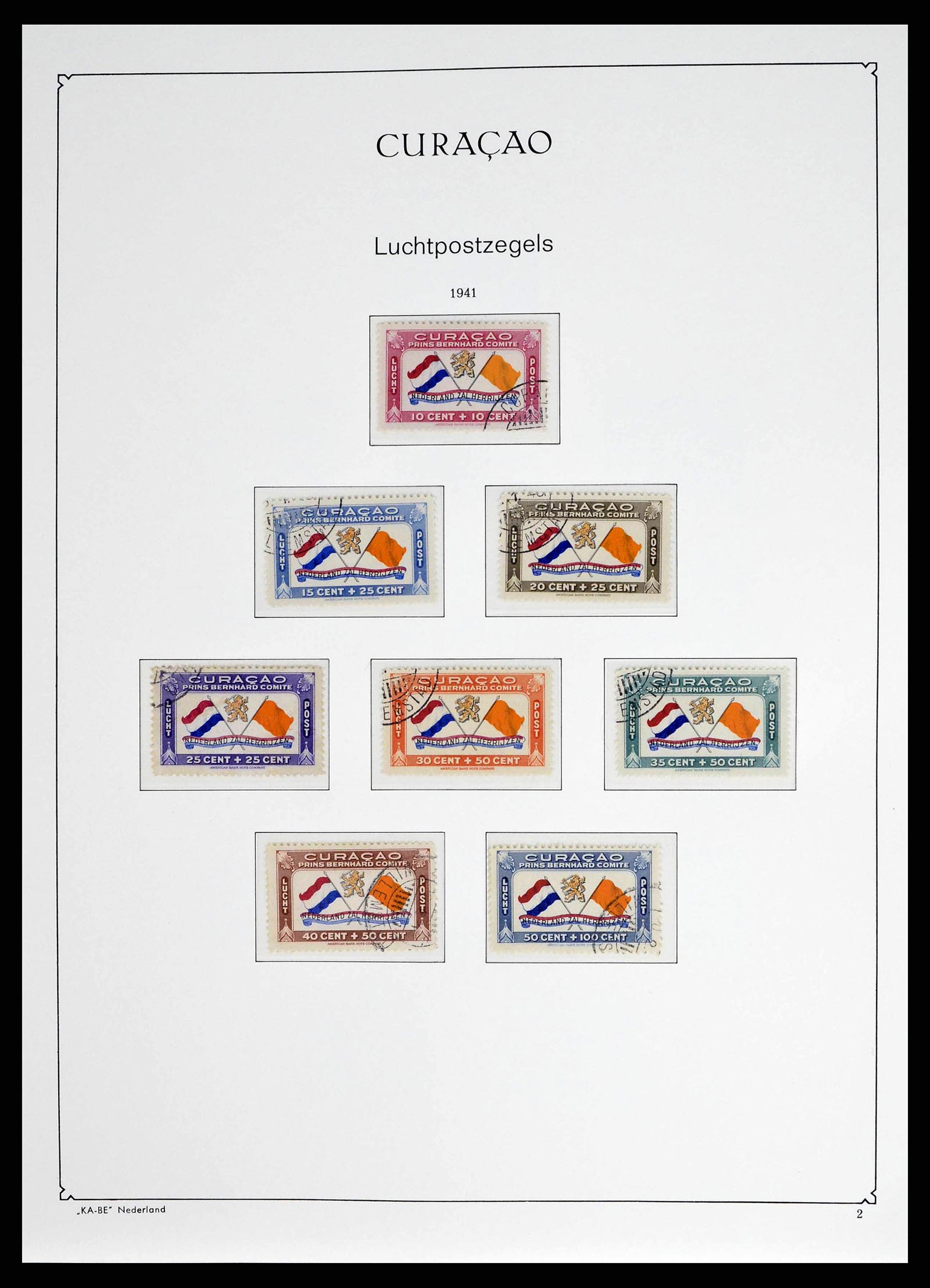 38471 0016 - Postzegelverzameling 38471 Curaçao/Antillen 1873-1980.