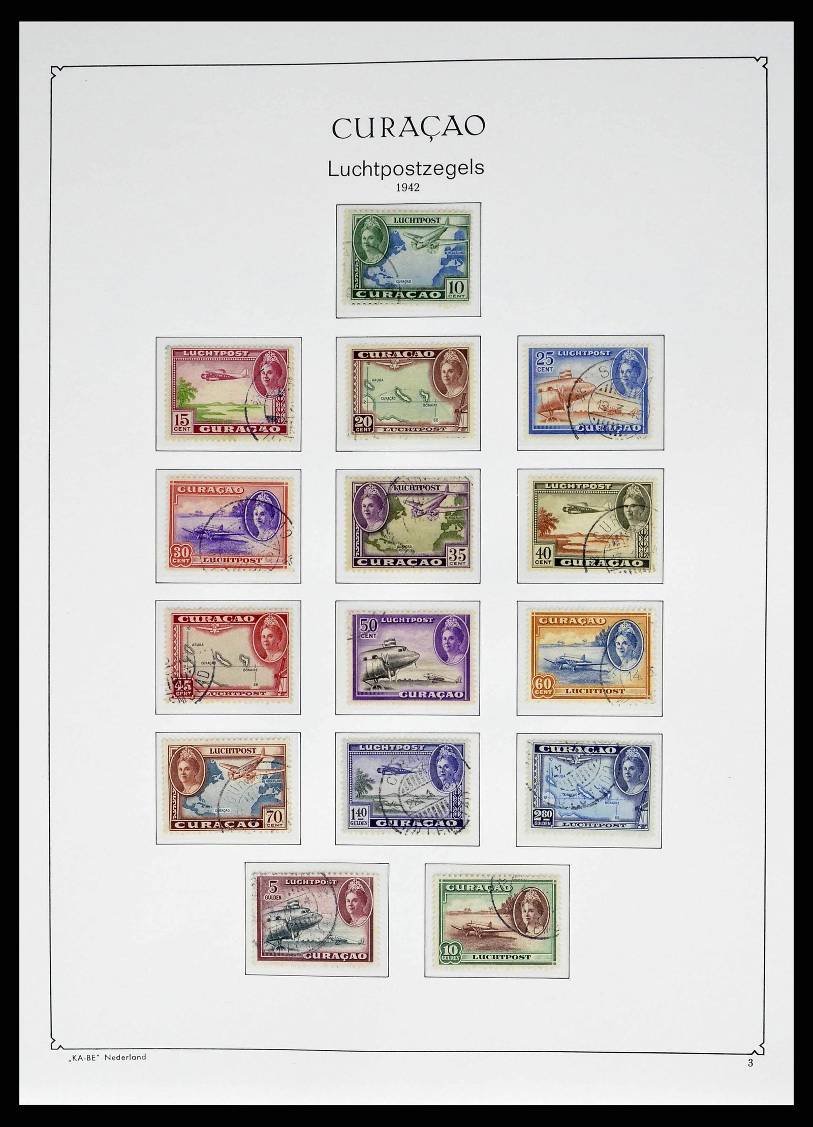 38471 0017 - Postzegelverzameling 38471 Curaçao/Antillen 1873-1980.