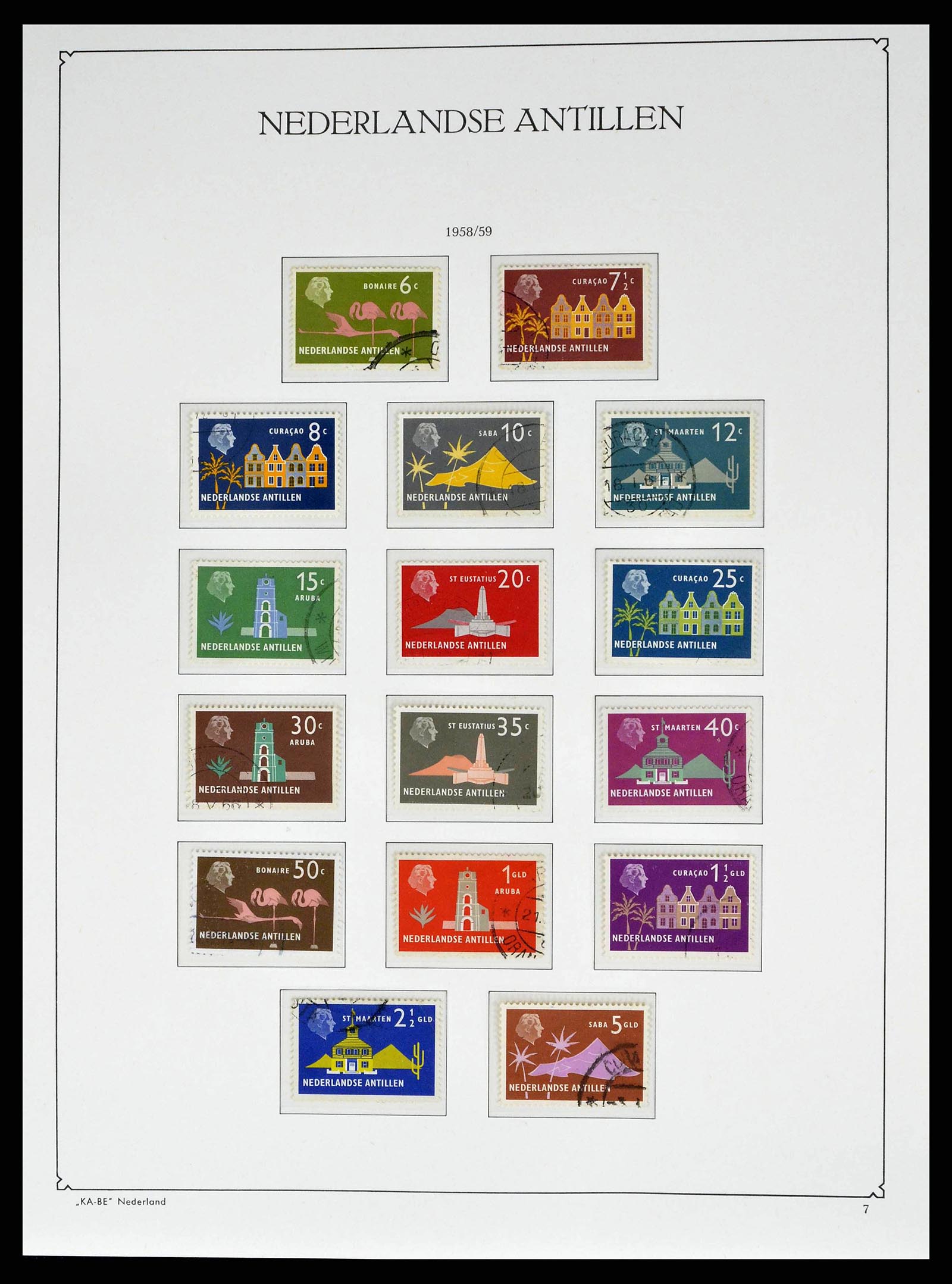 38471 0030 - Stamp collection 38471 Curaçao/Antilles 1873-1980.