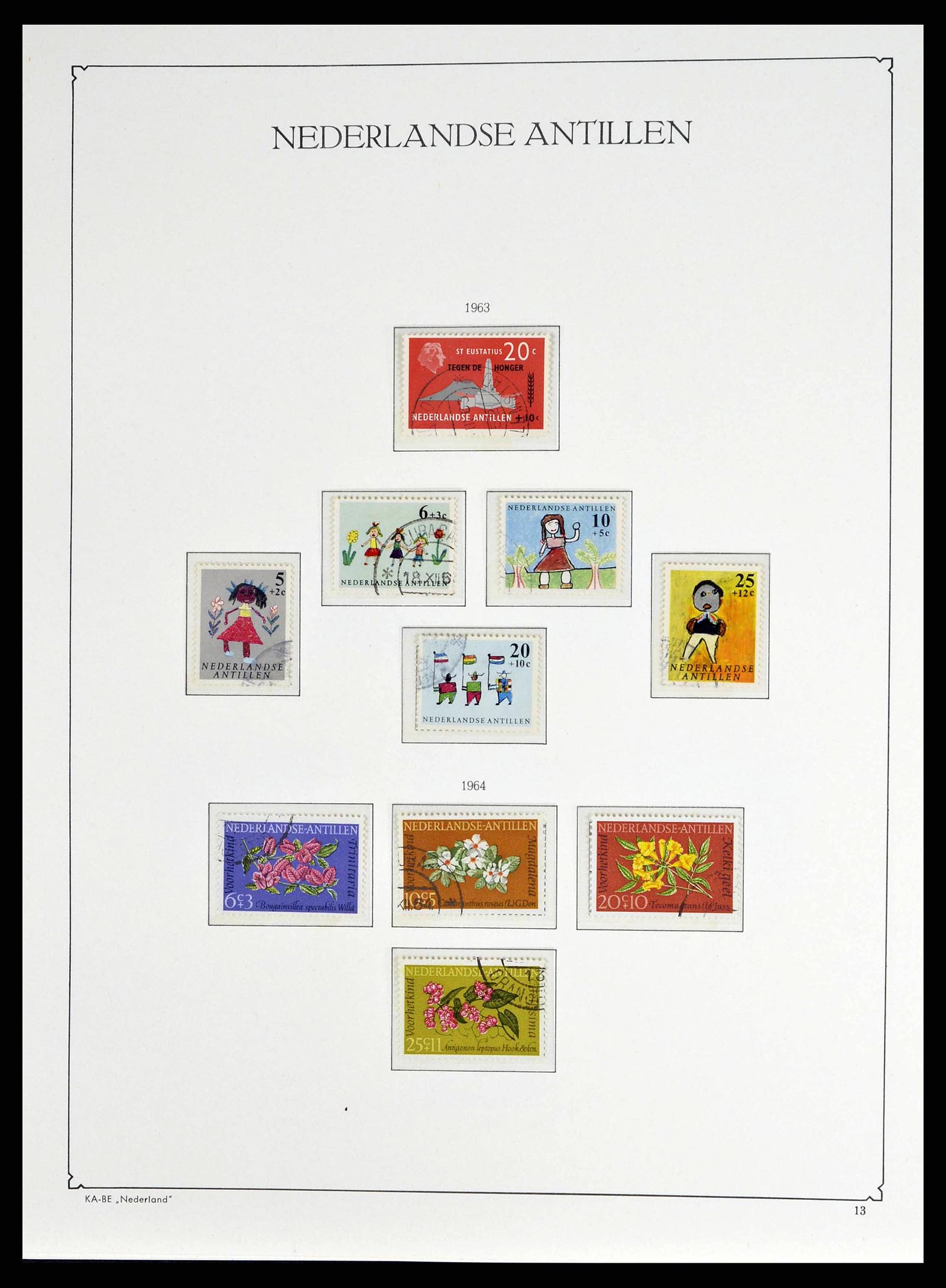 38471 0036 - Stamp collection 38471 Curaçao/Antilles 1873-1980.
