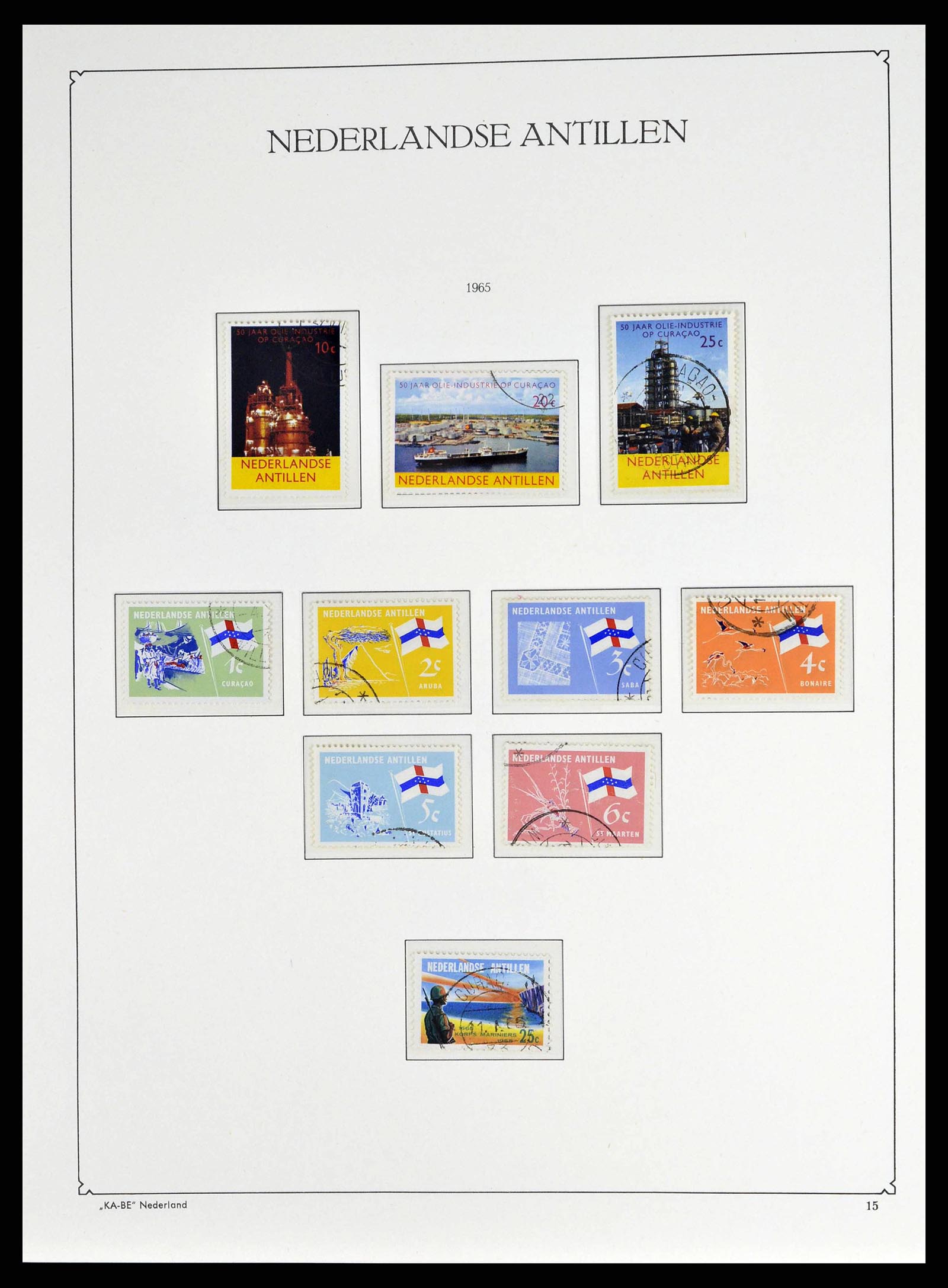 38471 0038 - Stamp collection 38471 Curaçao/Antilles 1873-1980.