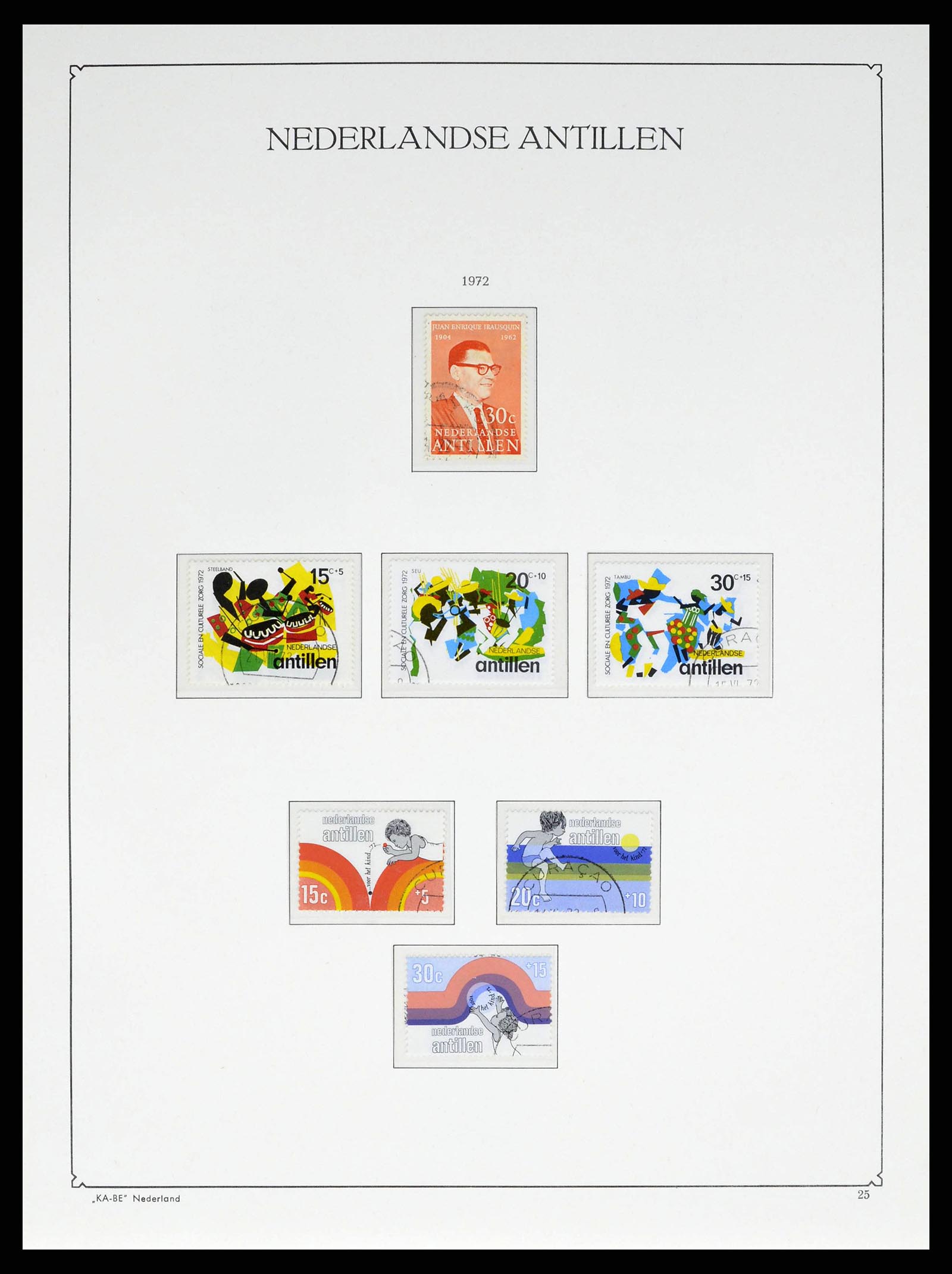 38471 0048 - Postzegelverzameling 38471 Curaçao/Antillen 1873-1980.