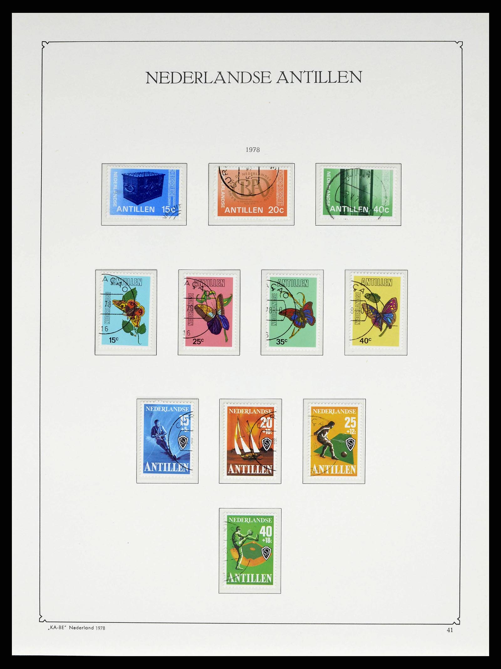 38471 0064 - Stamp collection 38471 Curaçao/Antilles 1873-1980.