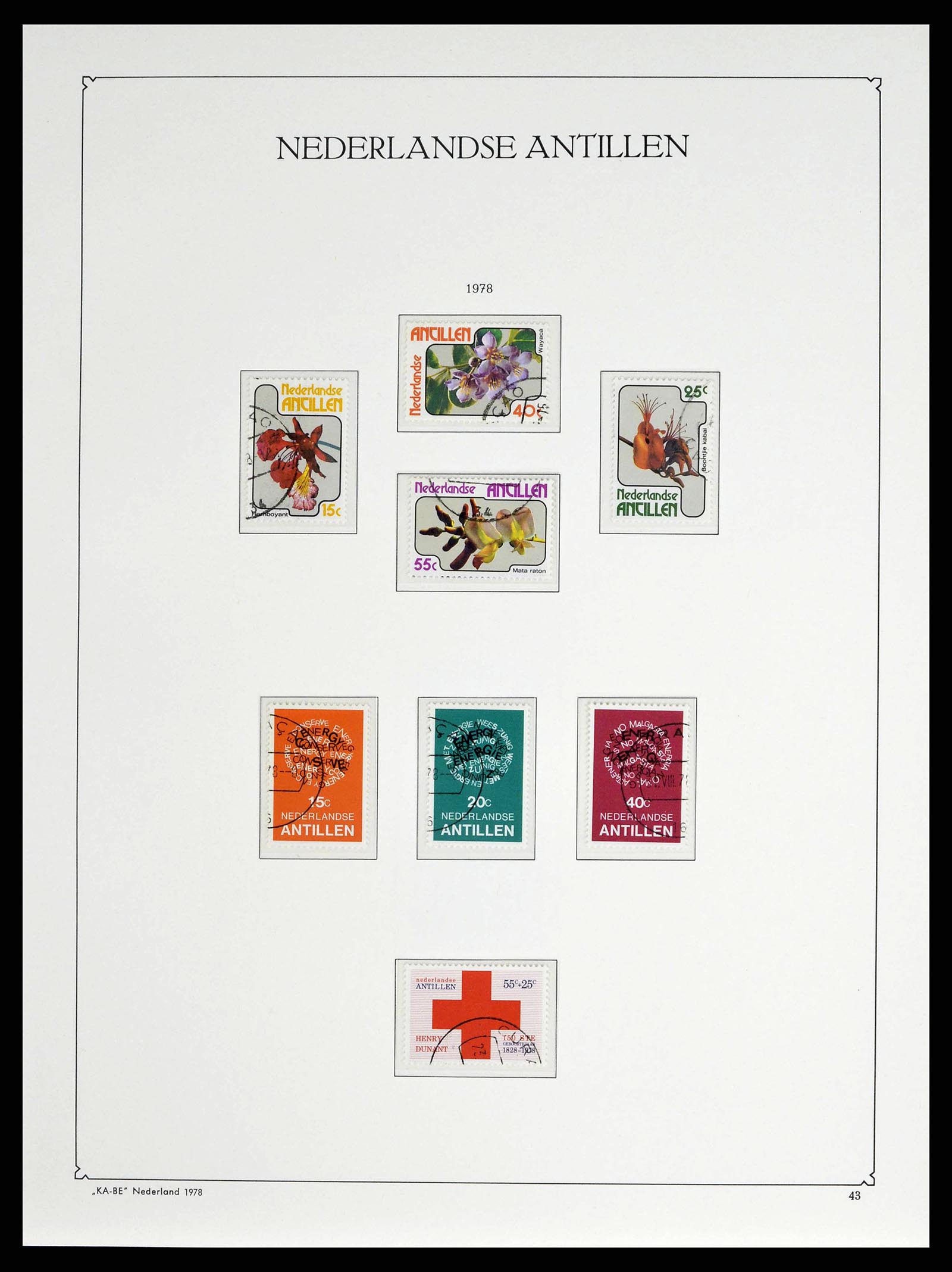 38471 0065 - Stamp collection 38471 Curaçao/Antilles 1873-1980.