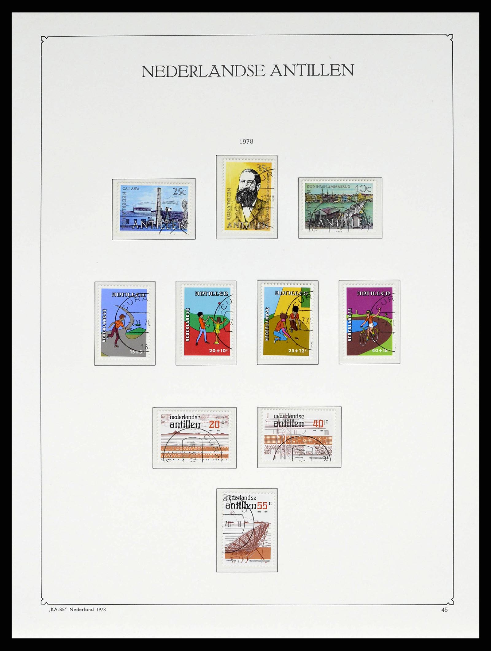 38471 0067 - Stamp collection 38471 Curaçao/Antilles 1873-1980.