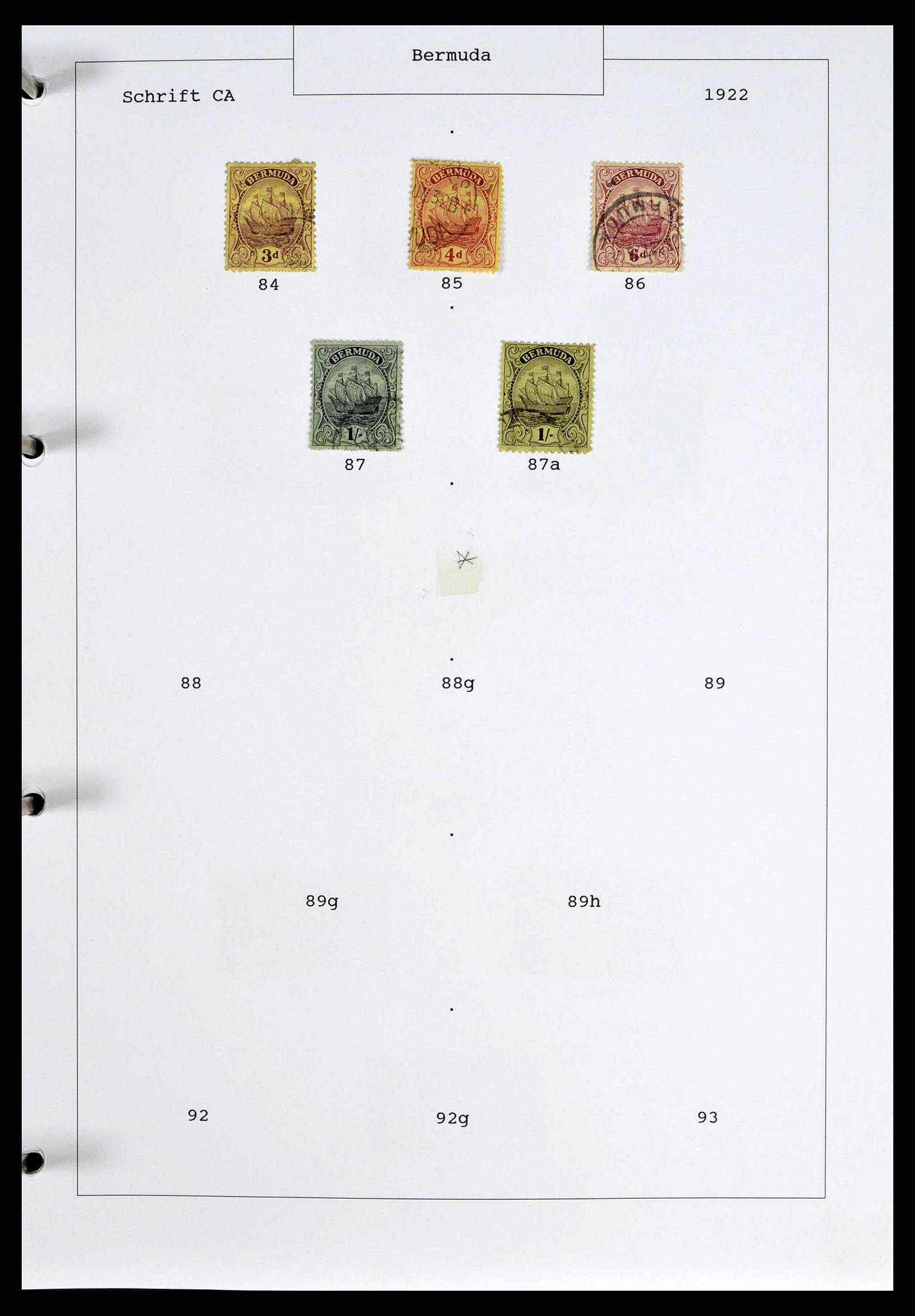 38473 0006 - Postzegelverzameling 38473 Bermuda 1865-1970.