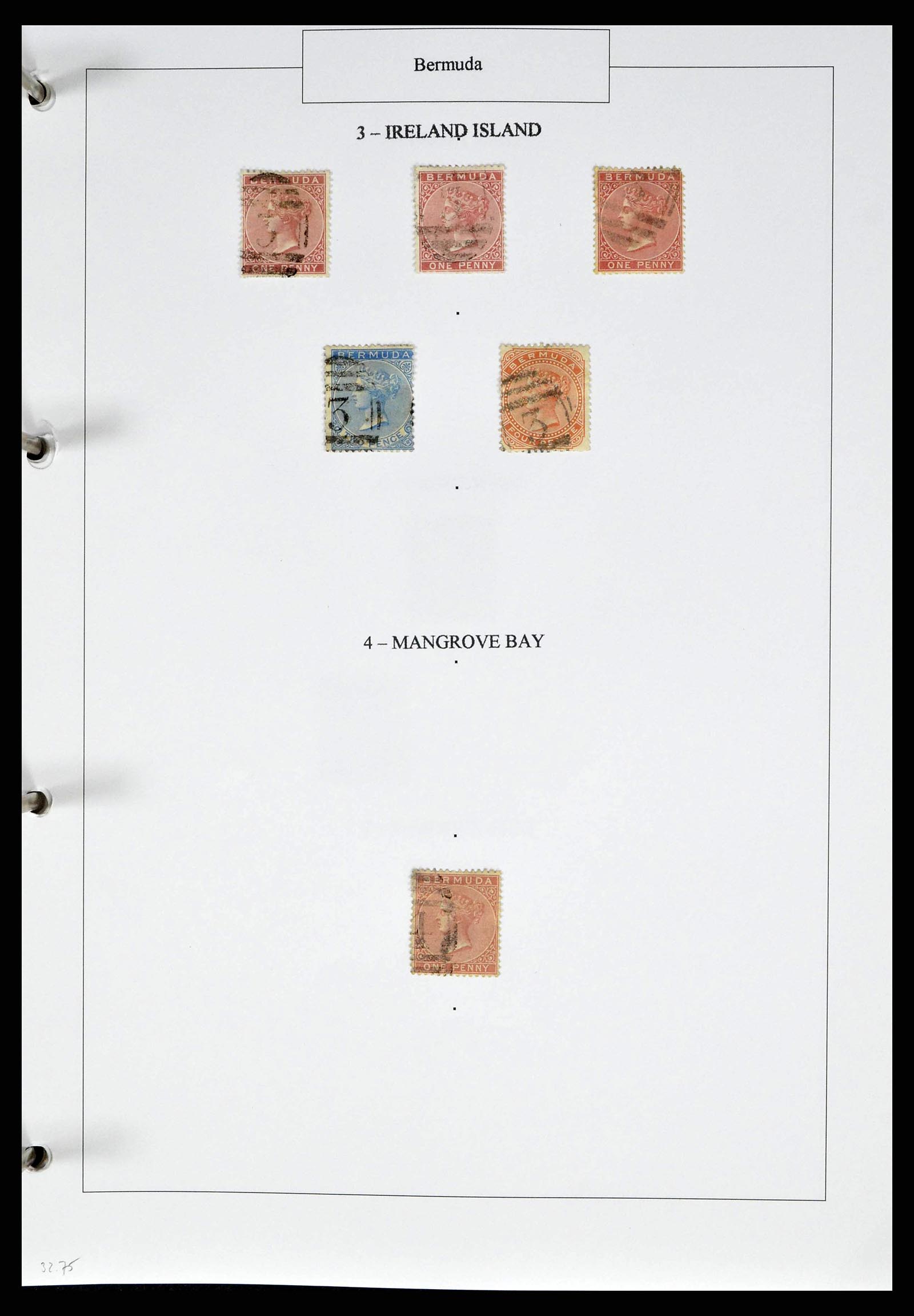 38473 0020 - Postzegelverzameling 38473 Bermuda 1865-1970.