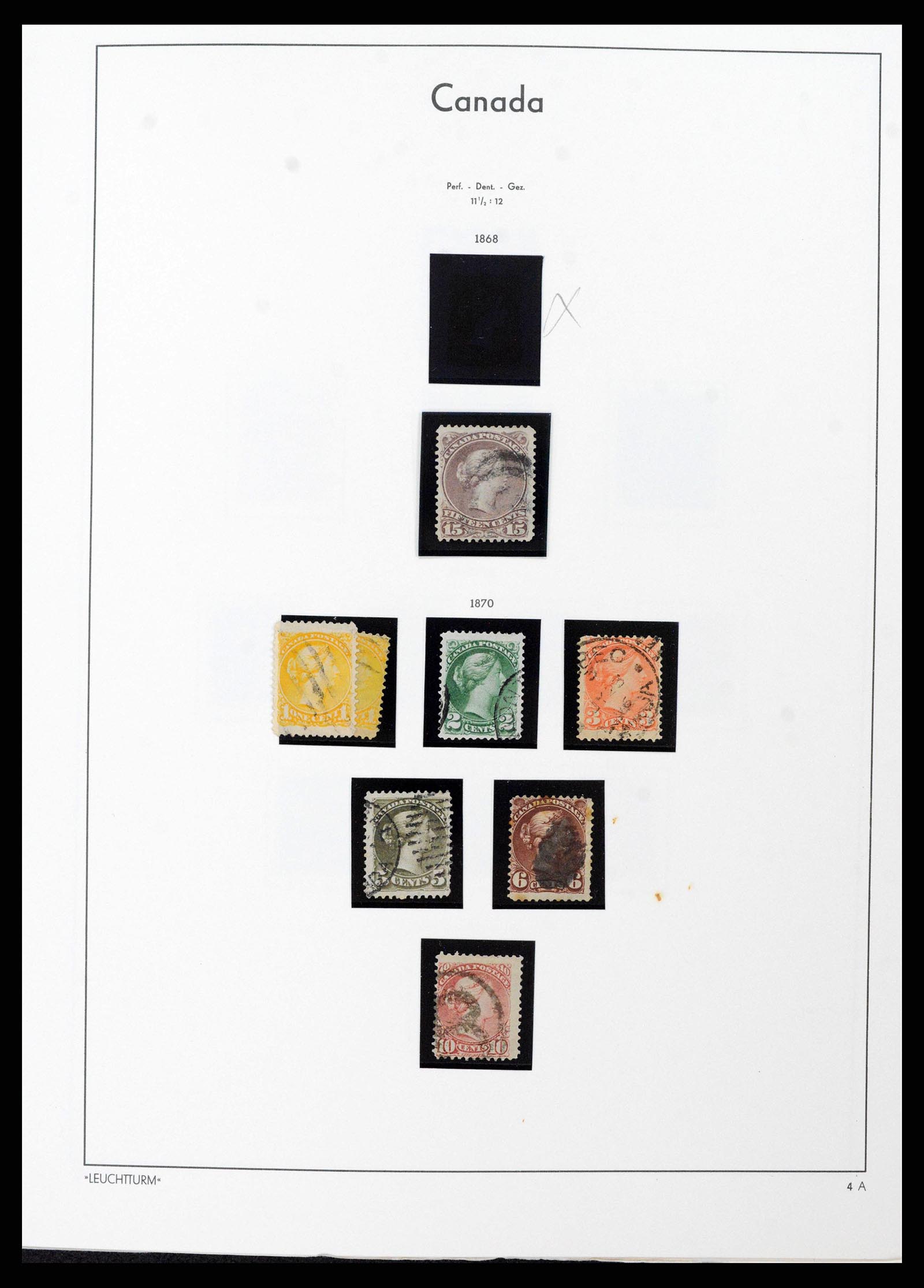 38475 0004 - Postzegelverzameling 38475 Canada 1859-2000.