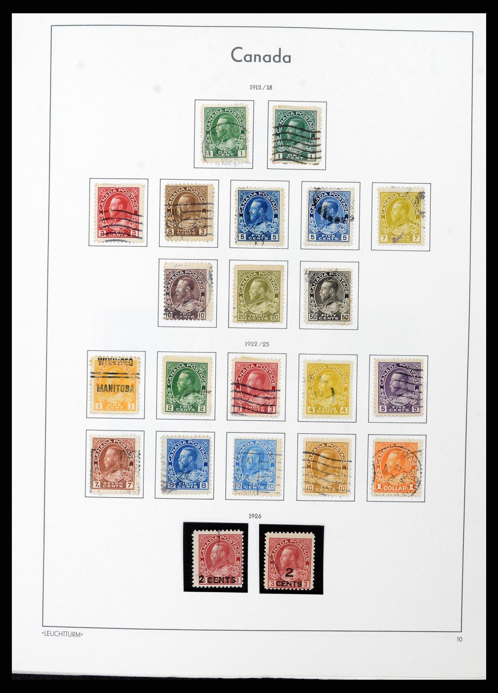 38475 0010 - Postzegelverzameling 38475 Canada 1859-2000.