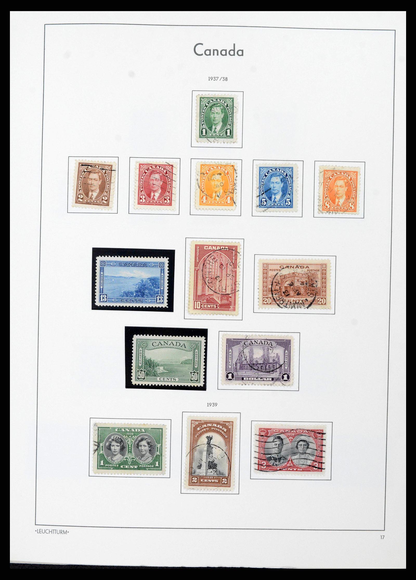 38475 0017 - Postzegelverzameling 38475 Canada 1859-2000.