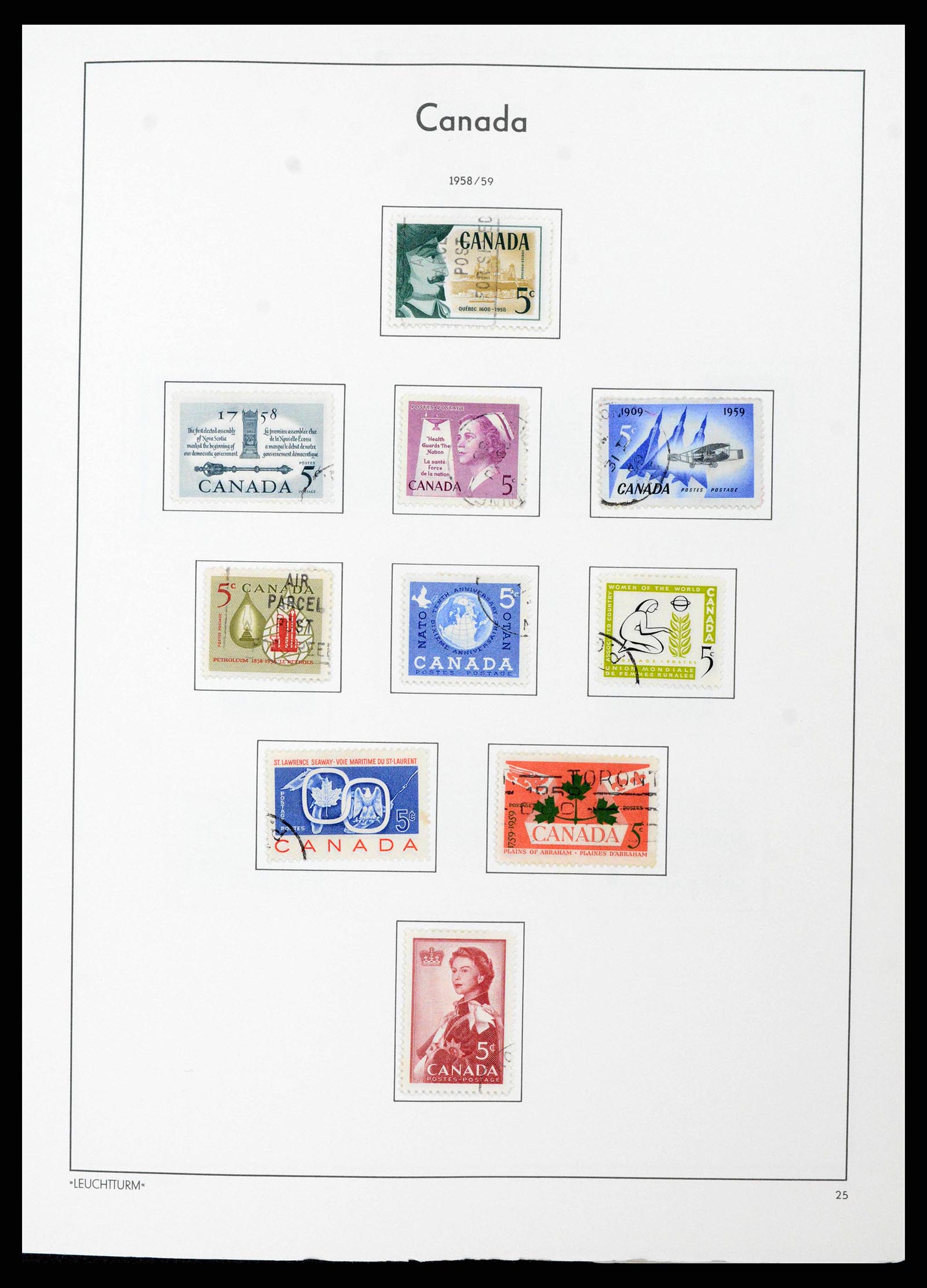 38475 0025 - Stamp collection 38475 Canada 1859-2000.