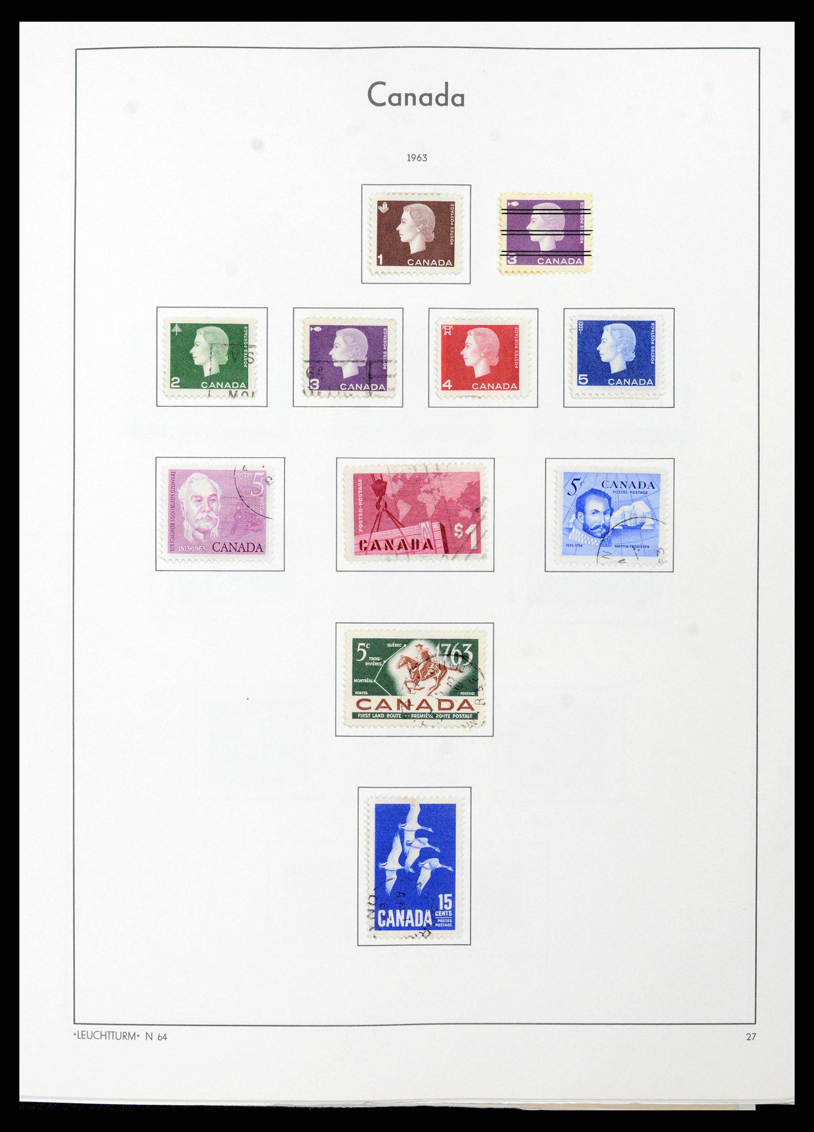38475 0027 - Stamp collection 38475 Canada 1859-2000.