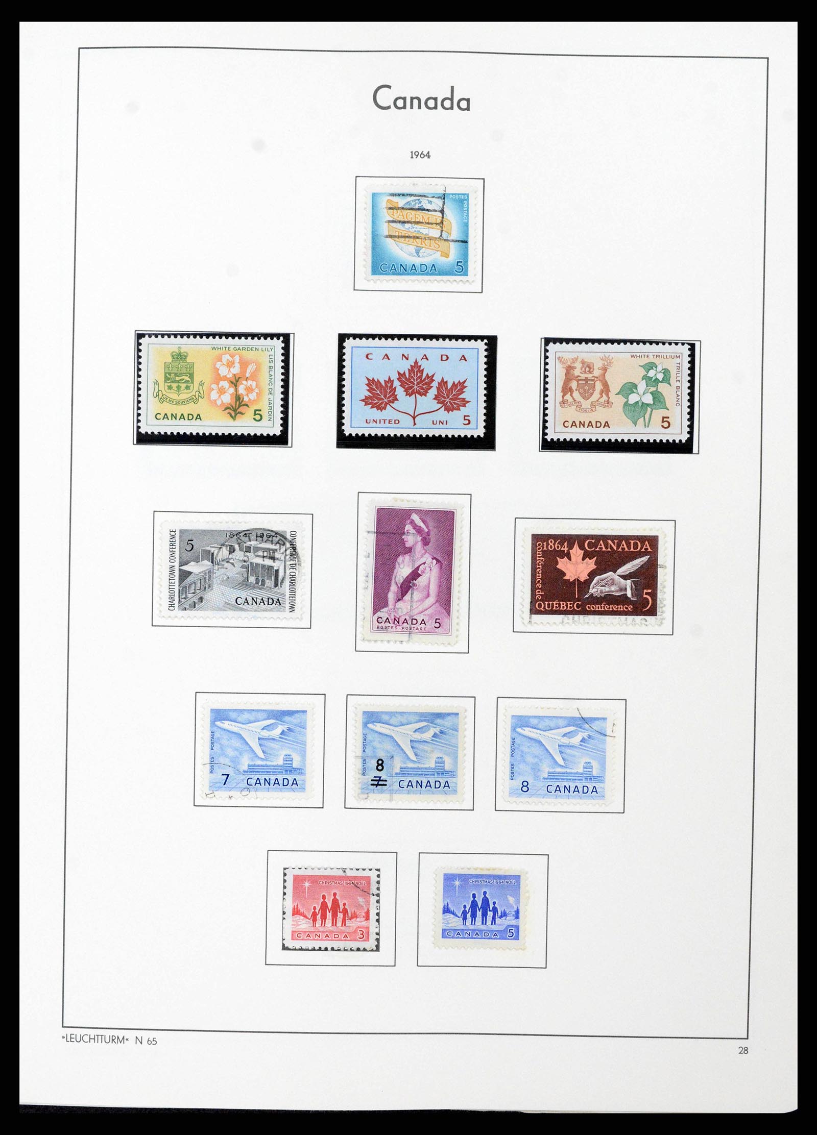 38475 0028 - Stamp collection 38475 Canada 1859-2000.