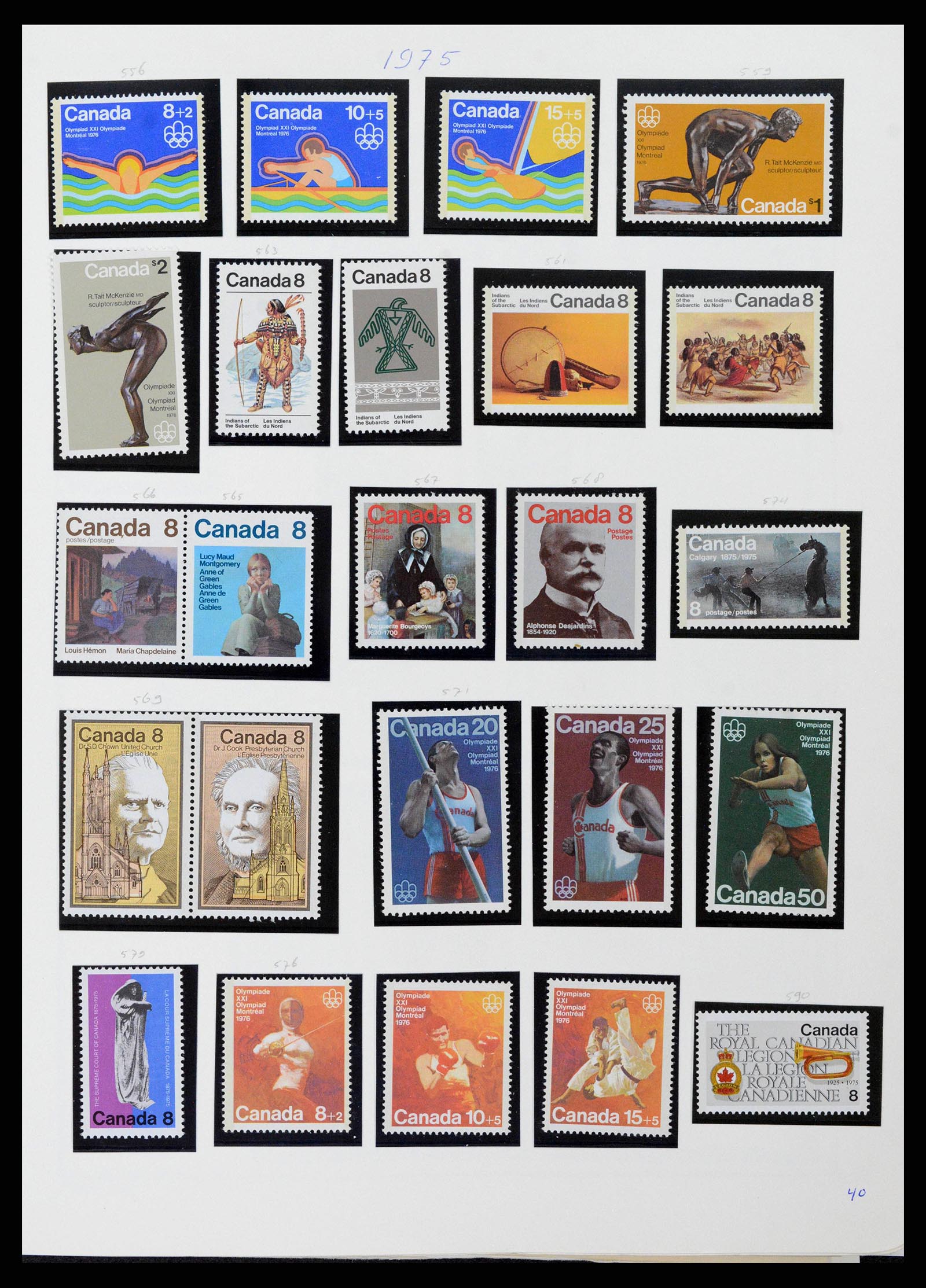 38475 0041 - Stamp collection 38475 Canada 1859-2000.