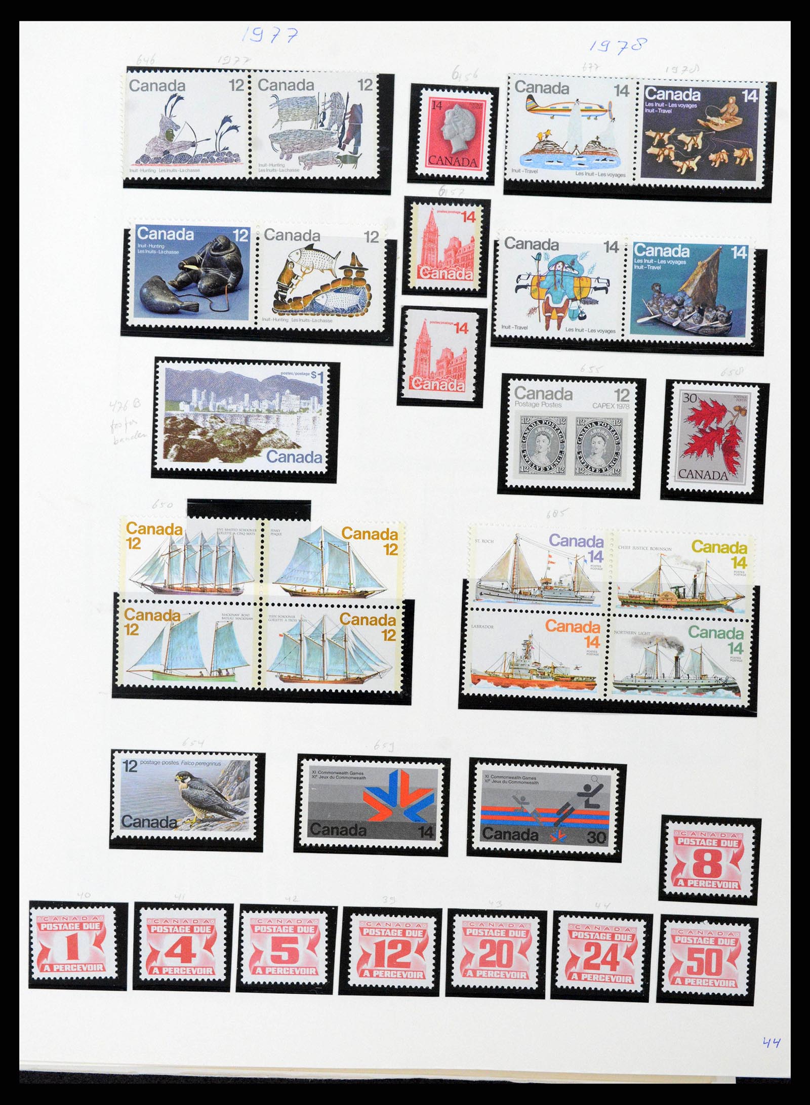 38475 0045 - Stamp collection 38475 Canada 1859-2000.