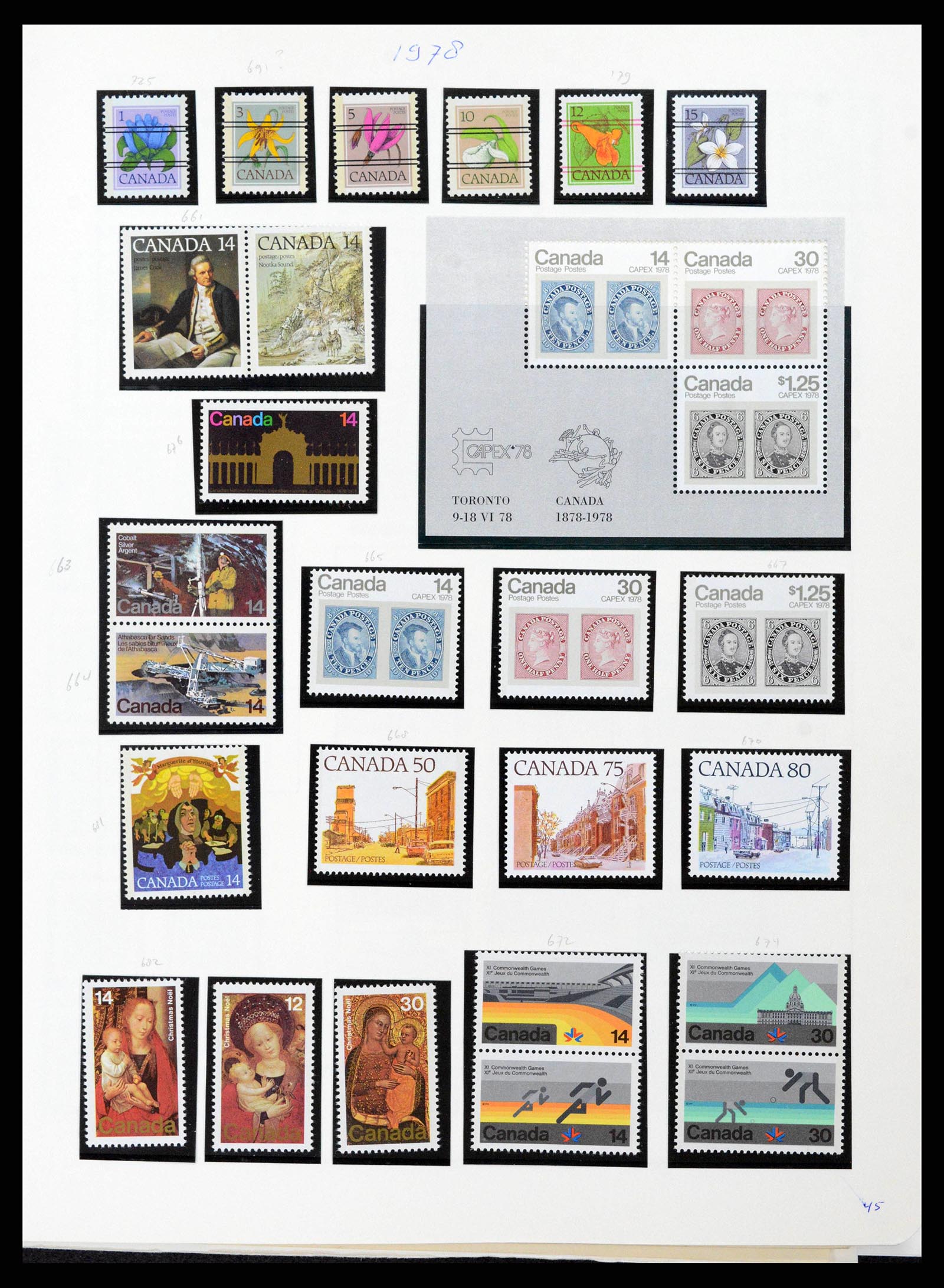 38475 0046 - Stamp collection 38475 Canada 1859-2000.