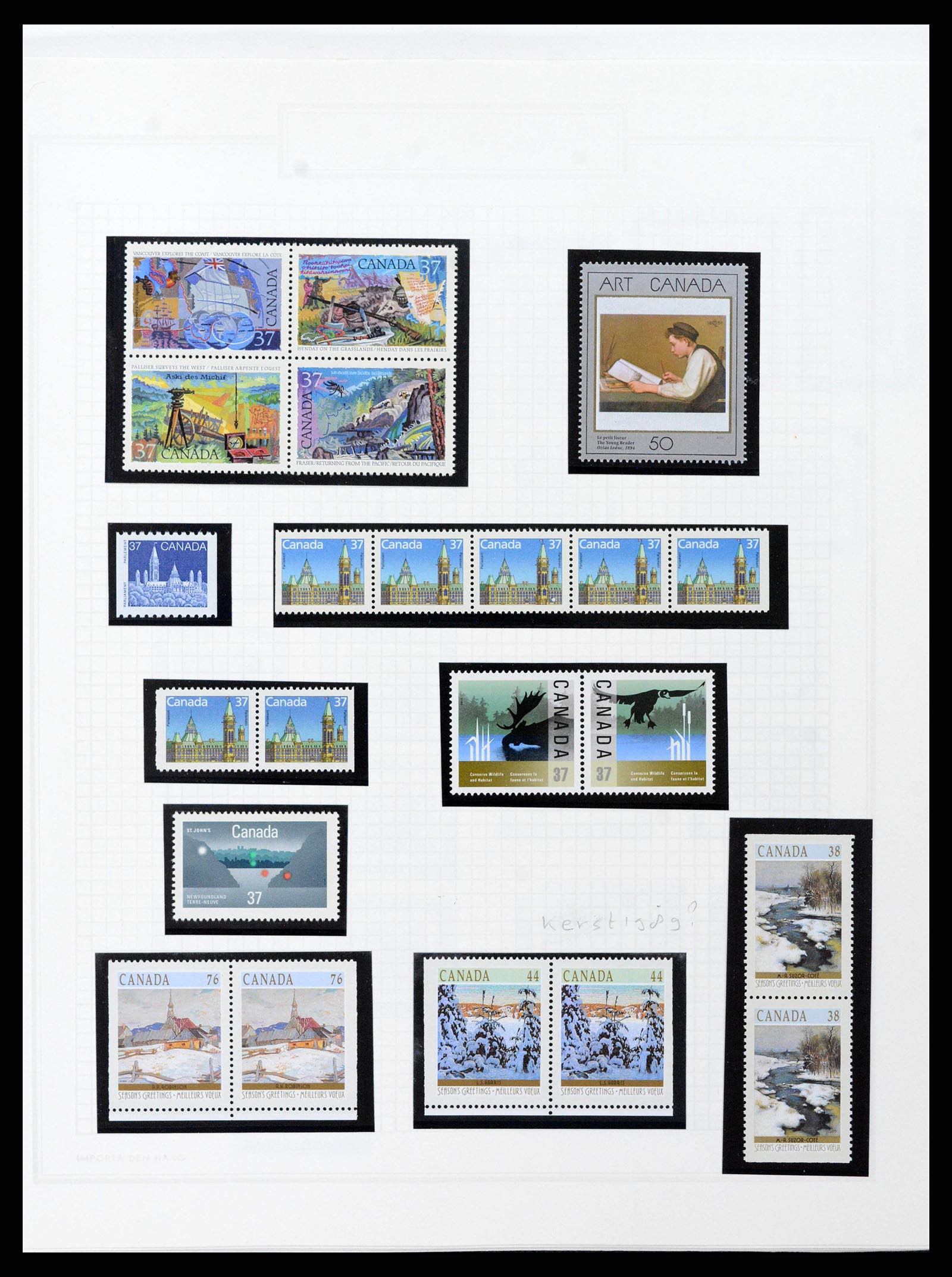 38475 0066 - Postzegelverzameling 38475 Canada 1859-2000.