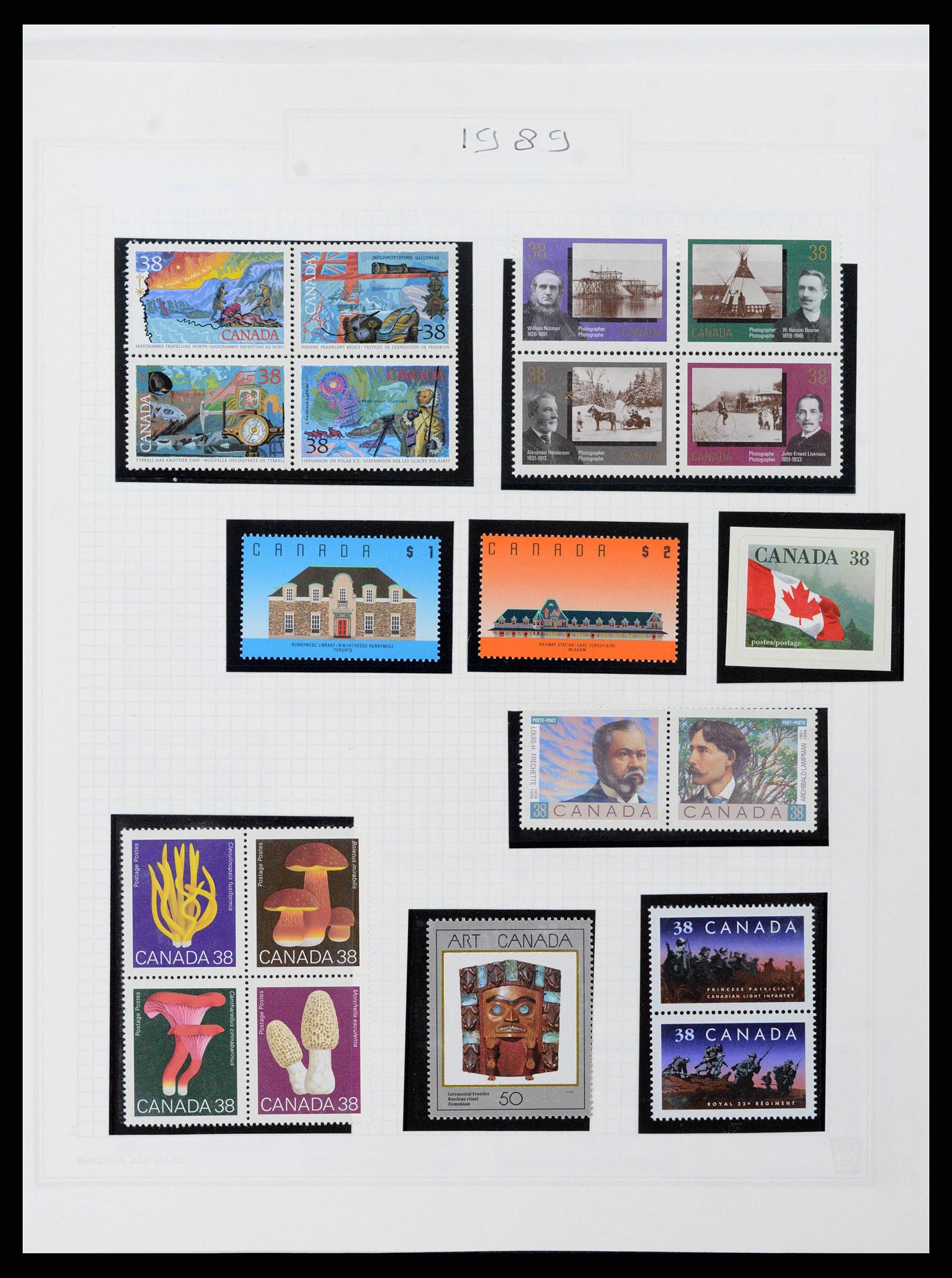 38475 0069 - Postzegelverzameling 38475 Canada 1859-2000.