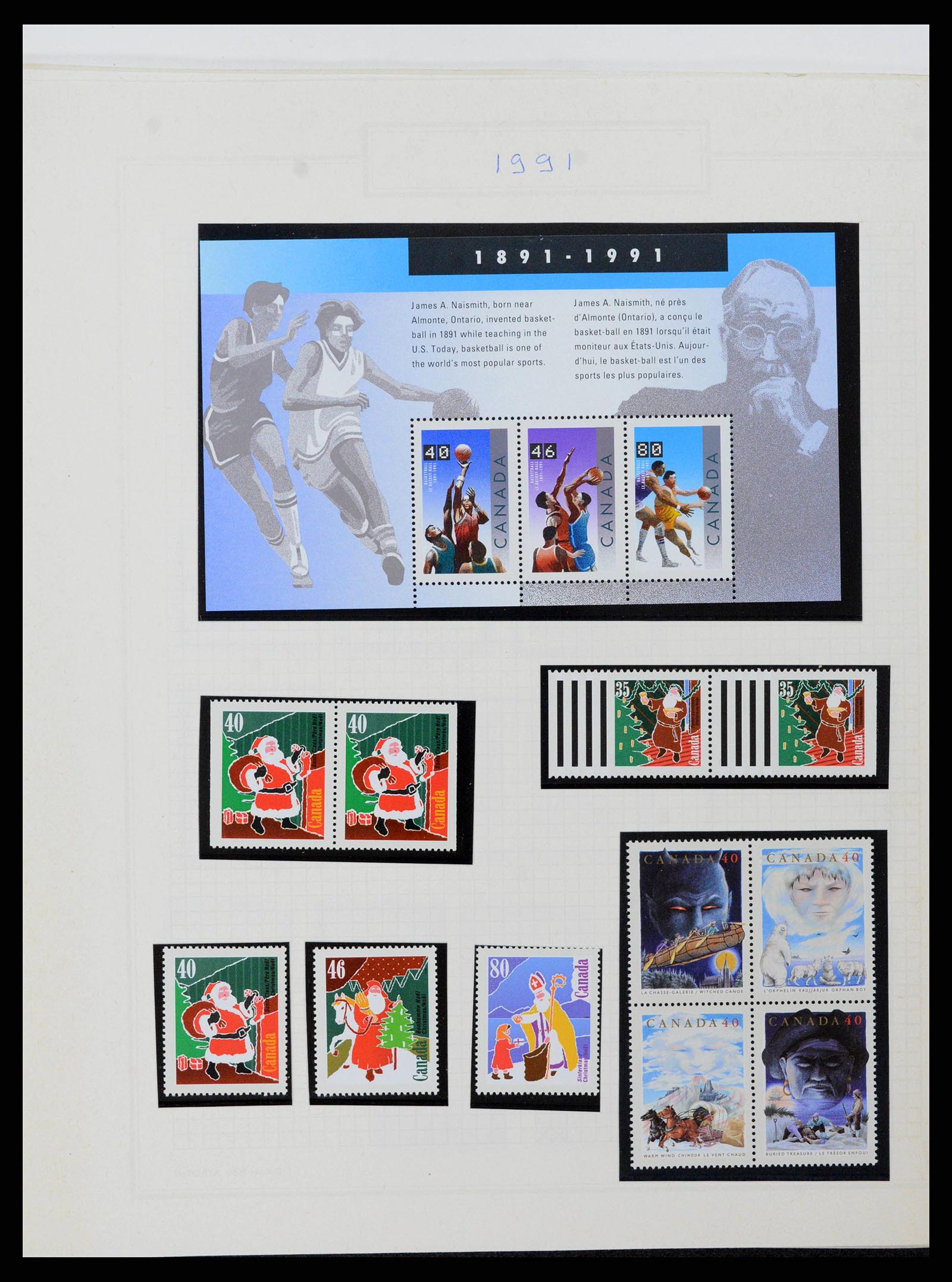 38475 0075 - Postzegelverzameling 38475 Canada 1859-2000.