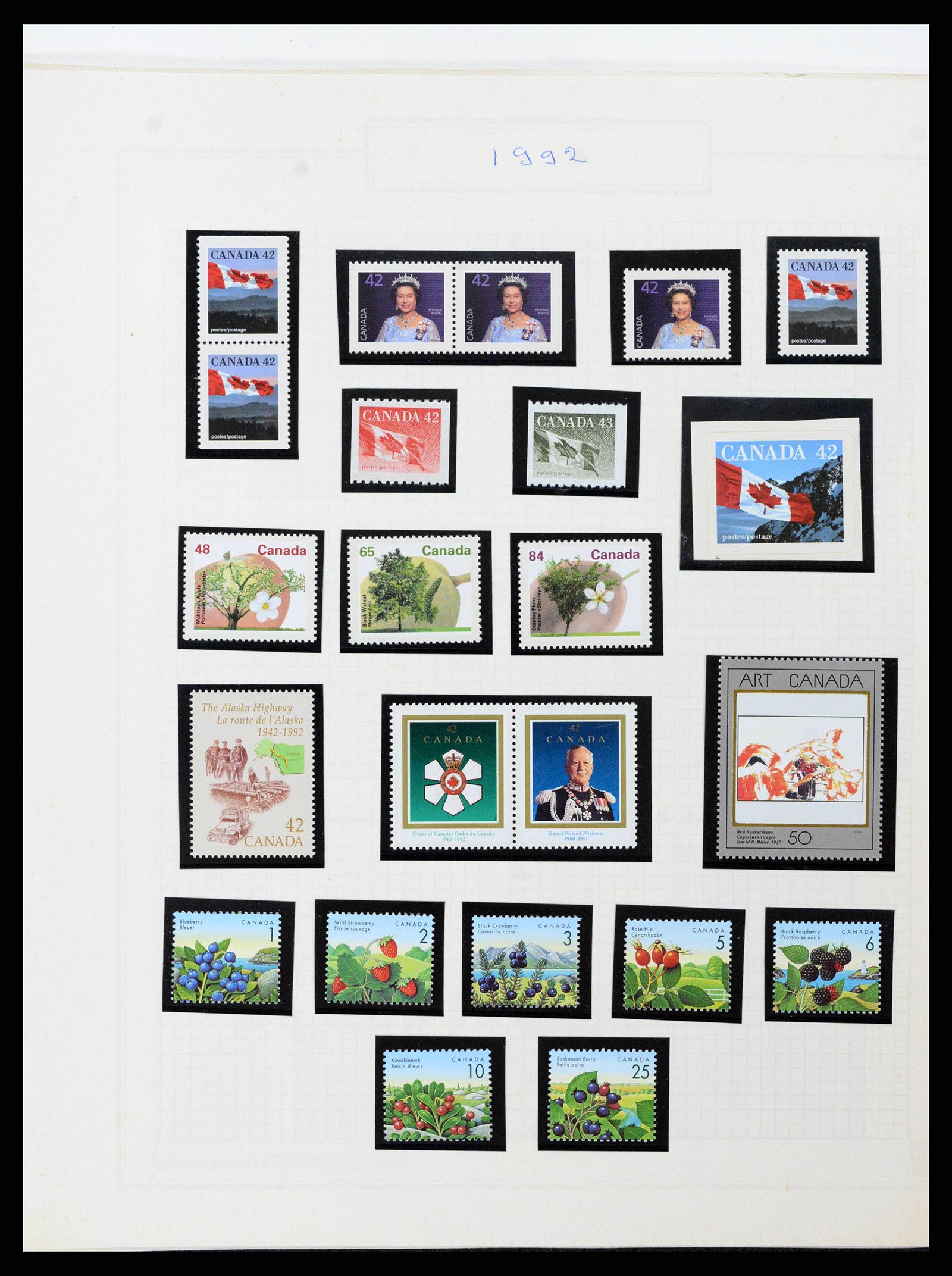 38475 0076 - Postzegelverzameling 38475 Canada 1859-2000.