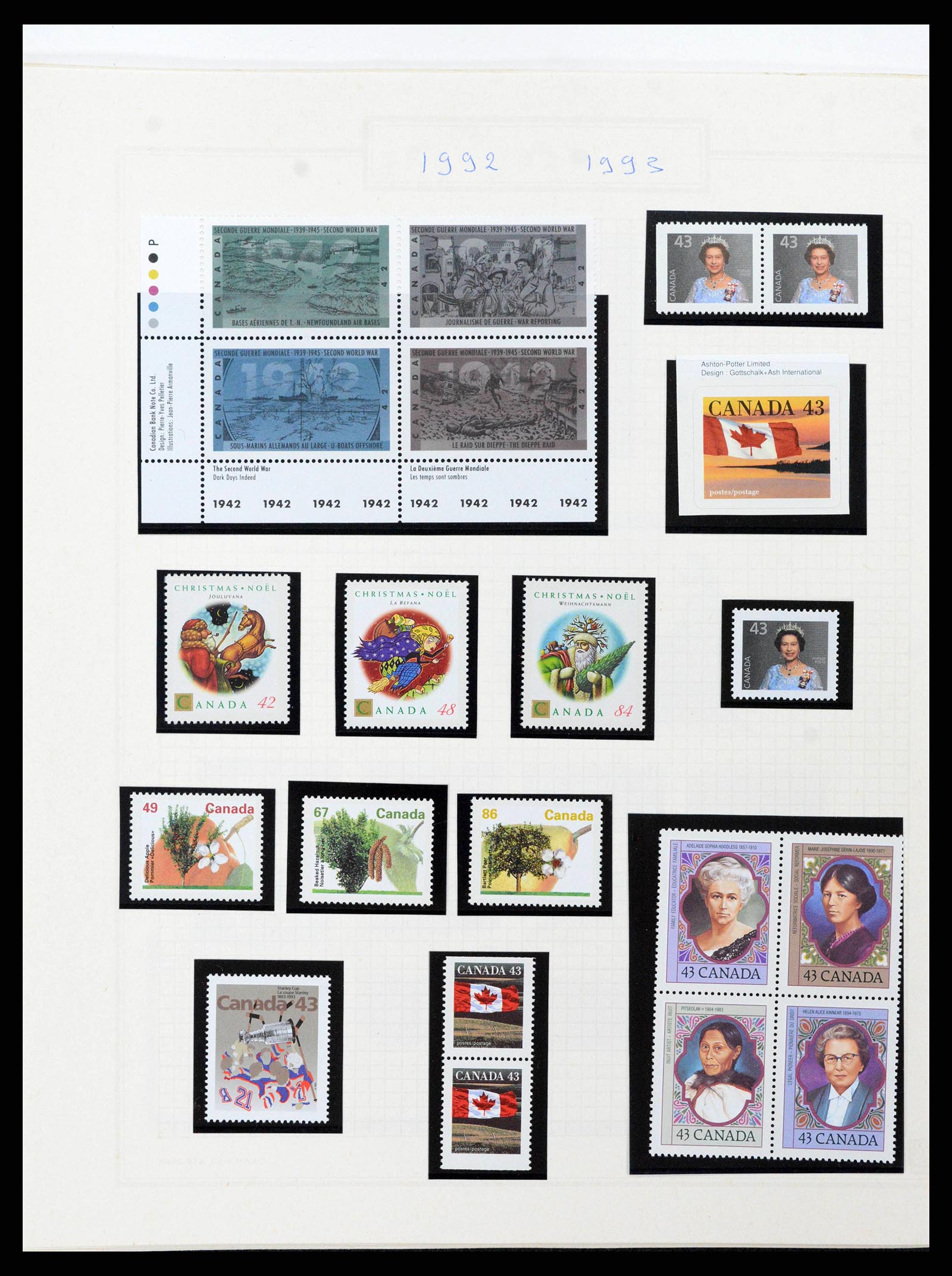 38475 0078 - Postzegelverzameling 38475 Canada 1859-2000.