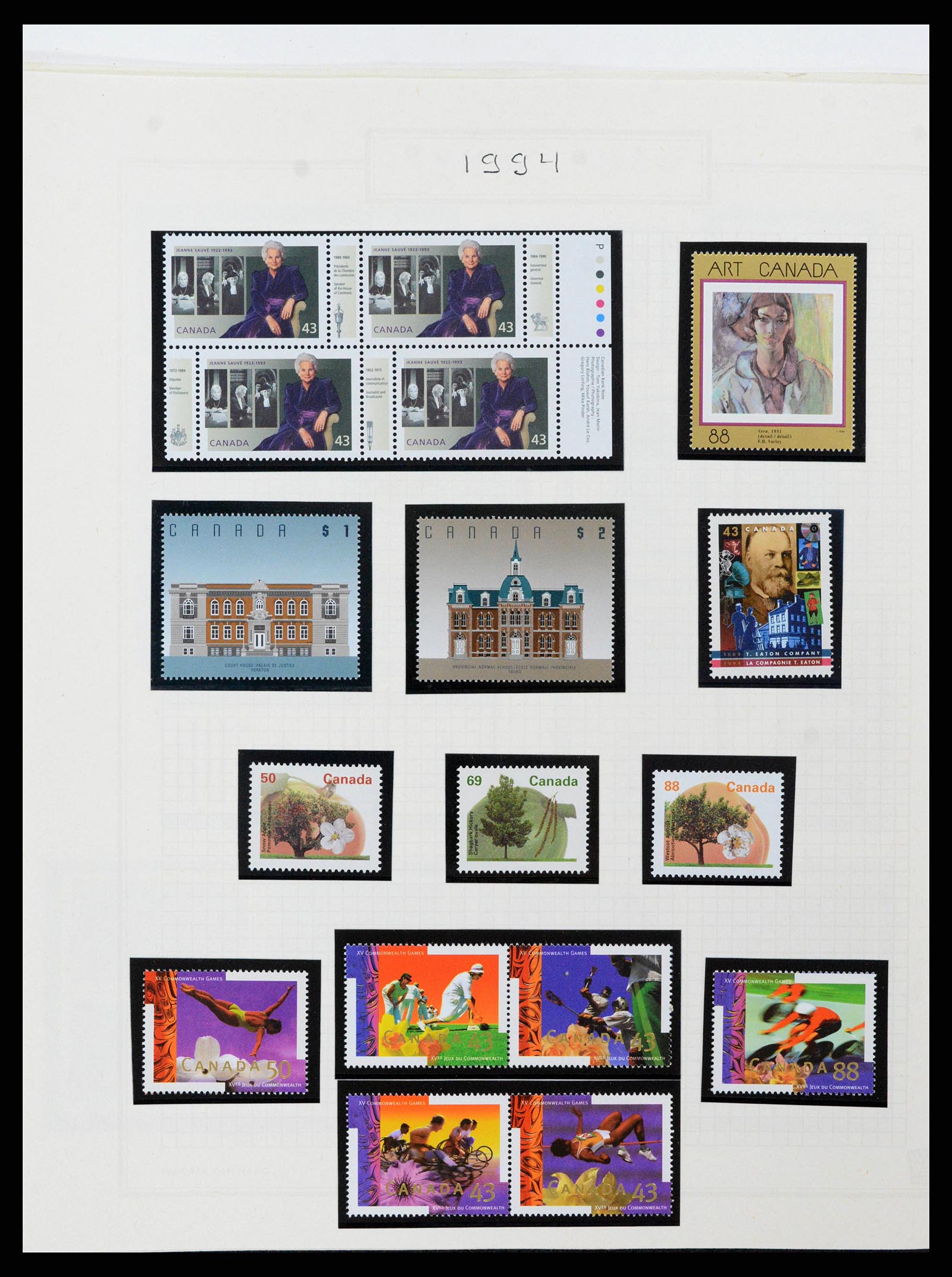 38475 0082 - Postzegelverzameling 38475 Canada 1859-2000.