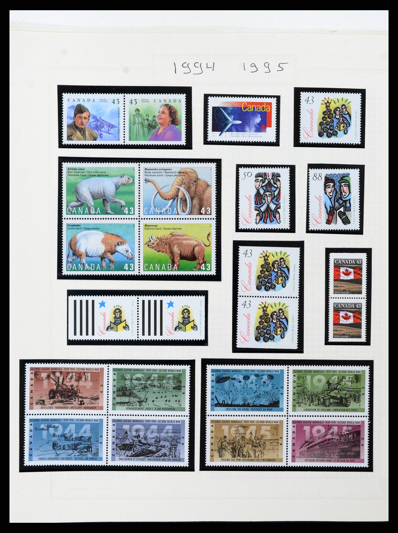 38475 0083 - Postzegelverzameling 38475 Canada 1859-2000.