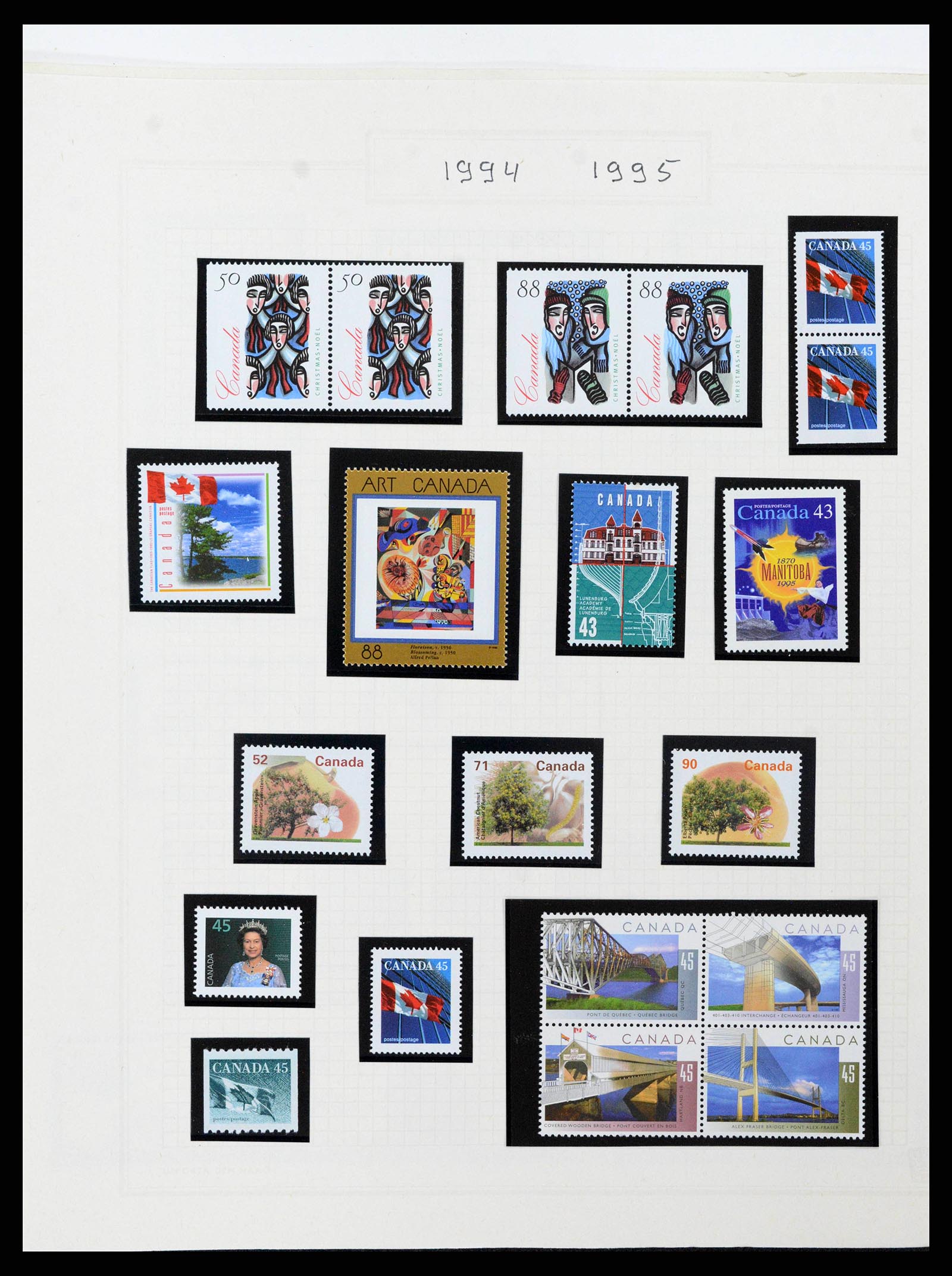 38475 0084 - Postzegelverzameling 38475 Canada 1859-2000.