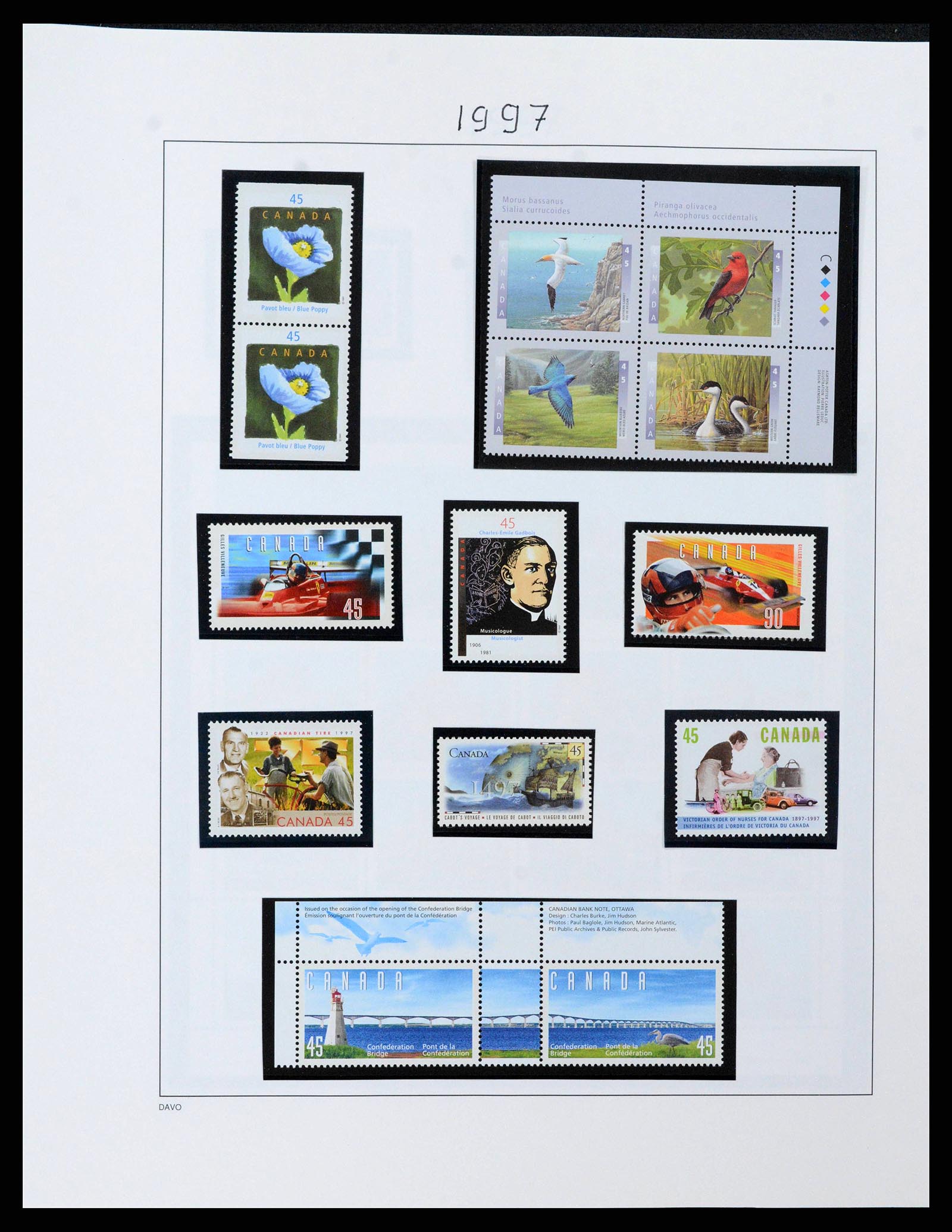 38475 0091 - Postzegelverzameling 38475 Canada 1859-2000.