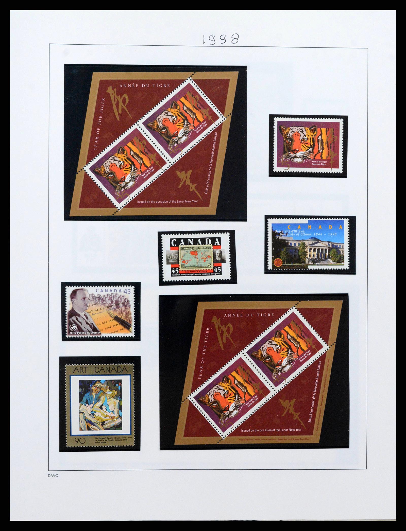 38475 0095 - Postzegelverzameling 38475 Canada 1859-2000.