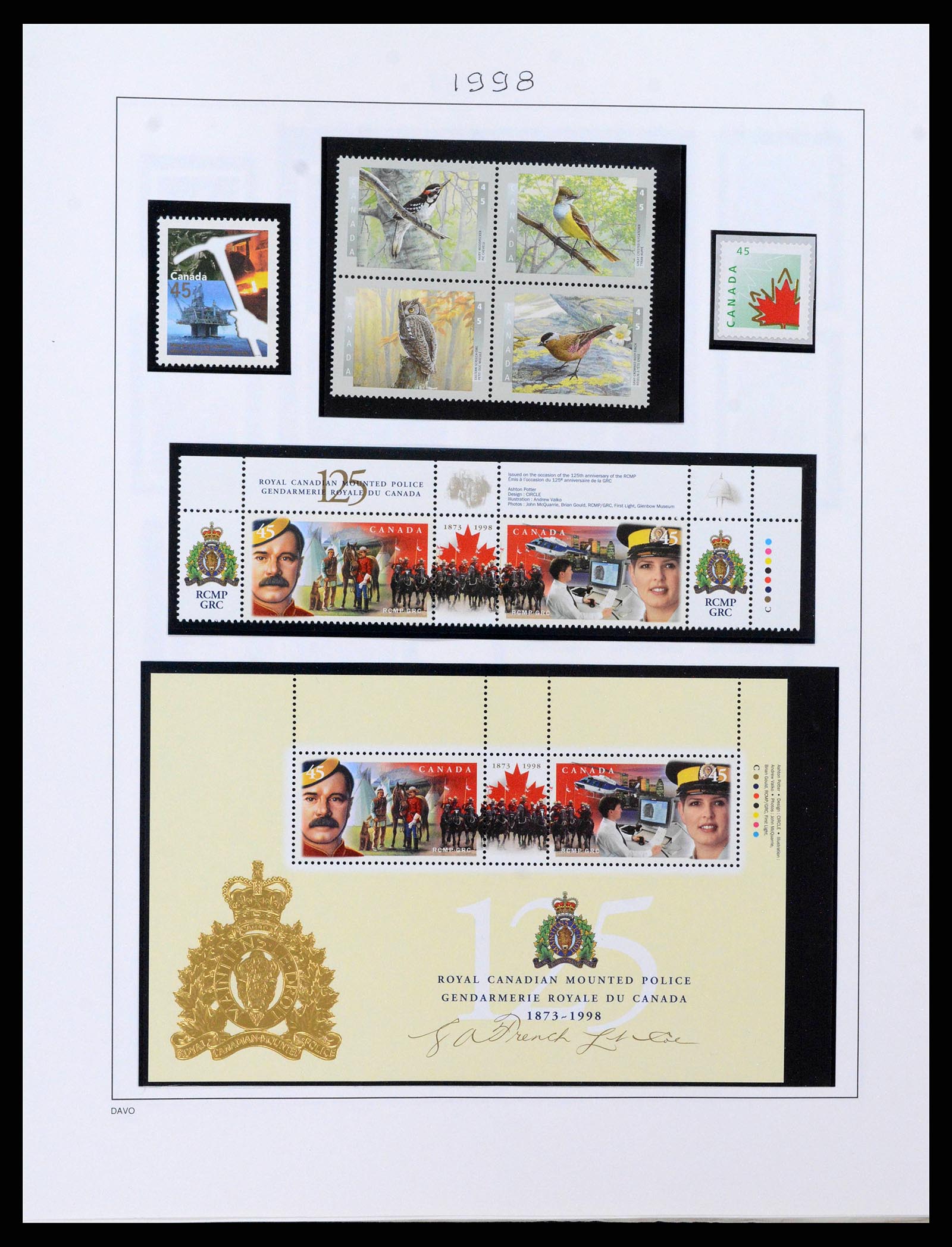 38475 0096 - Postzegelverzameling 38475 Canada 1859-2000.