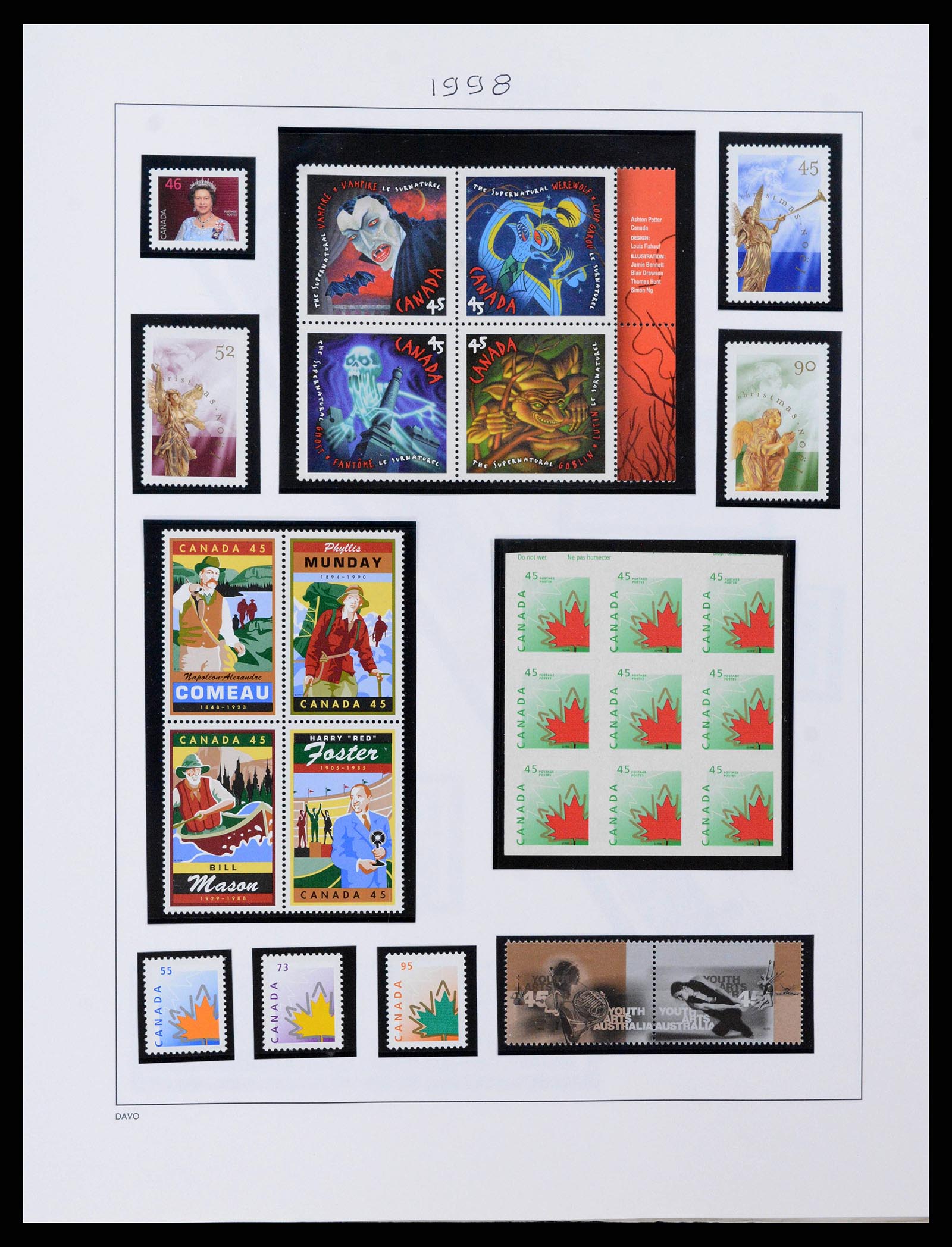38475 0097 - Postzegelverzameling 38475 Canada 1859-2000.