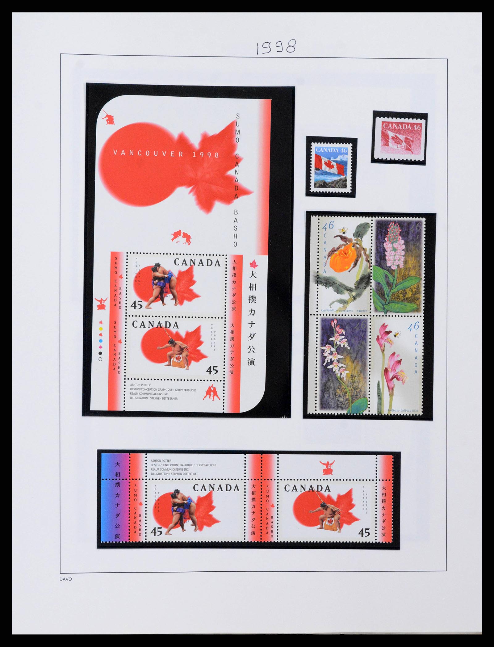 38475 0099 - Postzegelverzameling 38475 Canada 1859-2000.