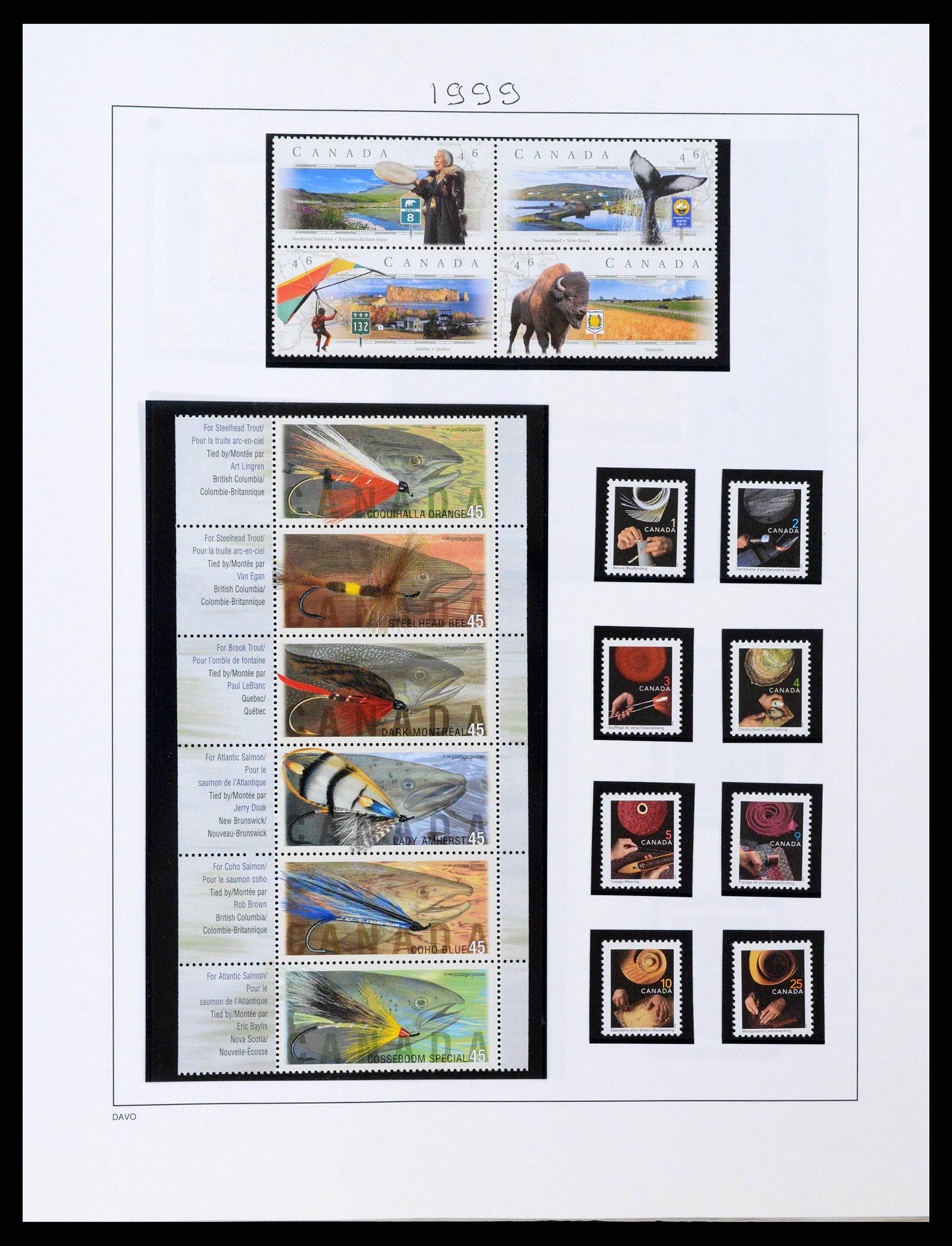 38475 0101 - Postzegelverzameling 38475 Canada 1859-2000.