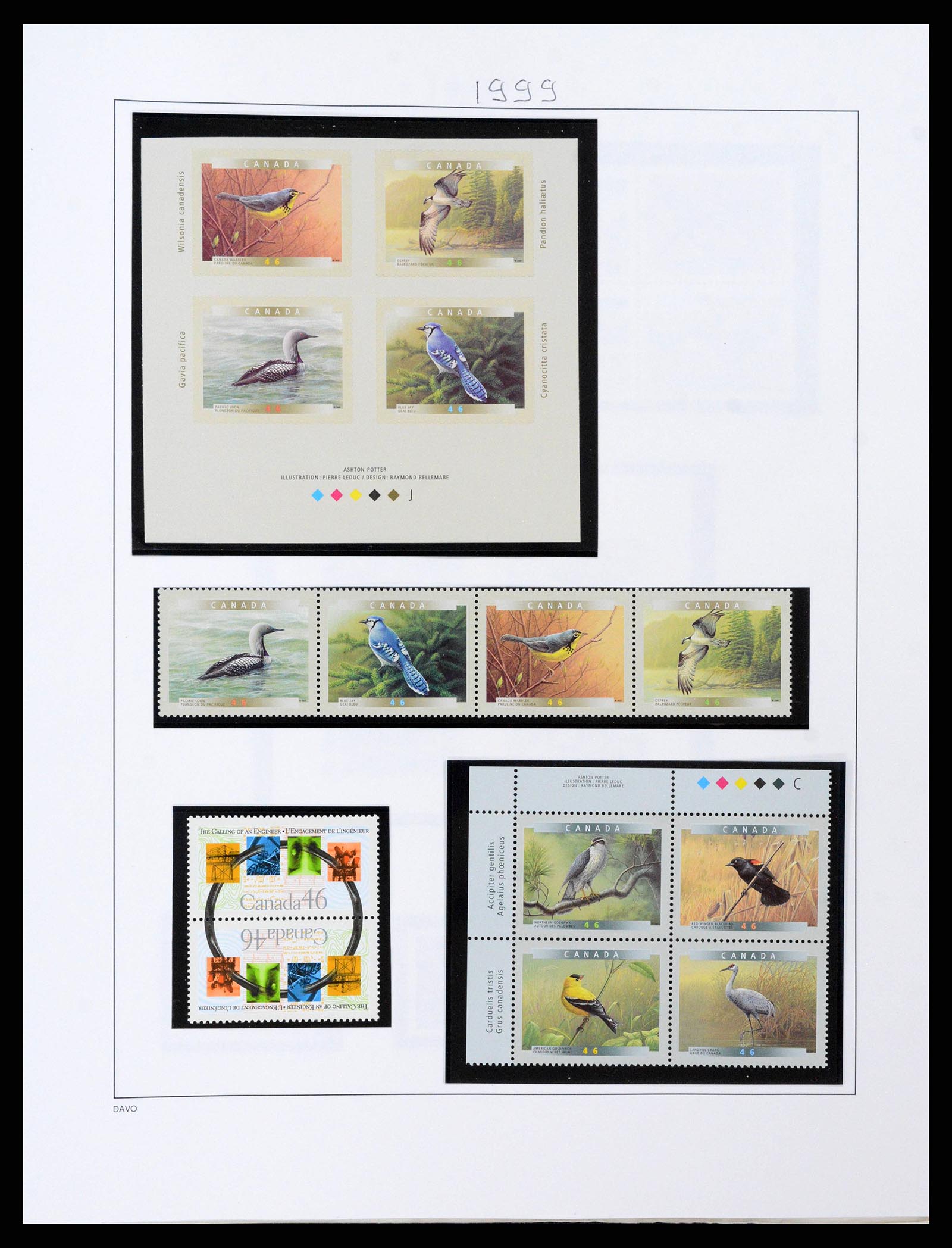 38475 0104 - Postzegelverzameling 38475 Canada 1859-2000.