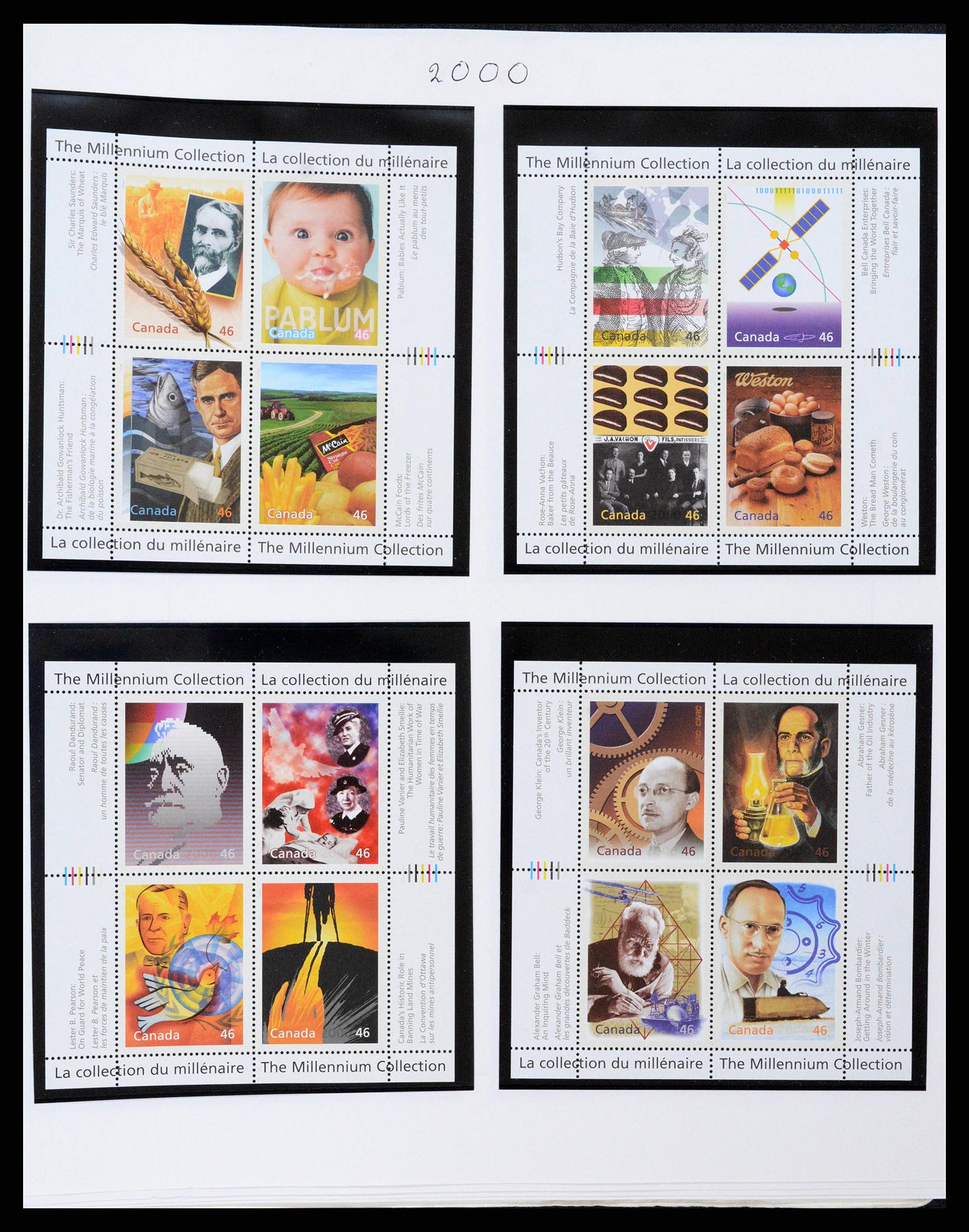 38475 0108 - Postzegelverzameling 38475 Canada 1859-2000.