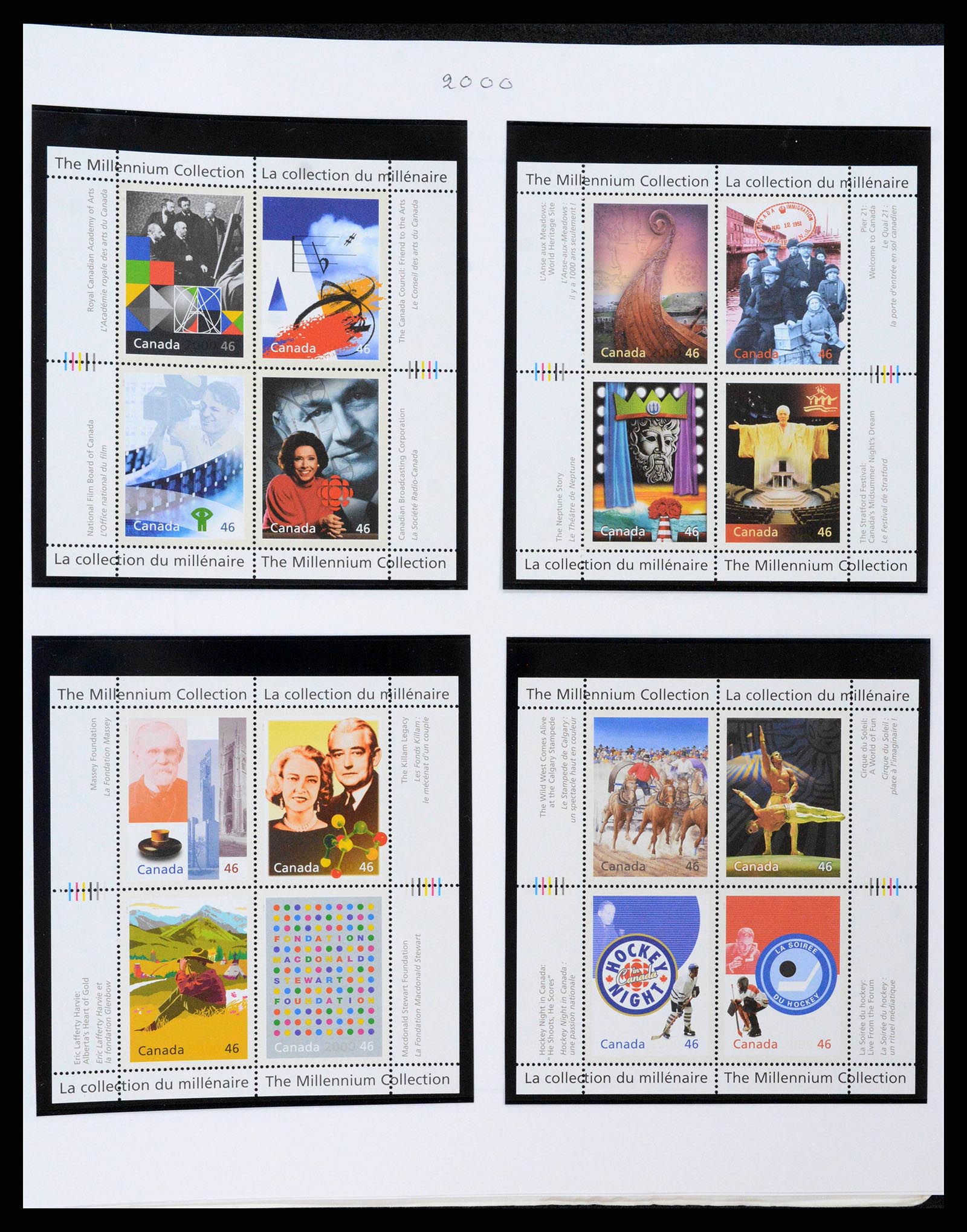 38475 0110 - Postzegelverzameling 38475 Canada 1859-2000.
