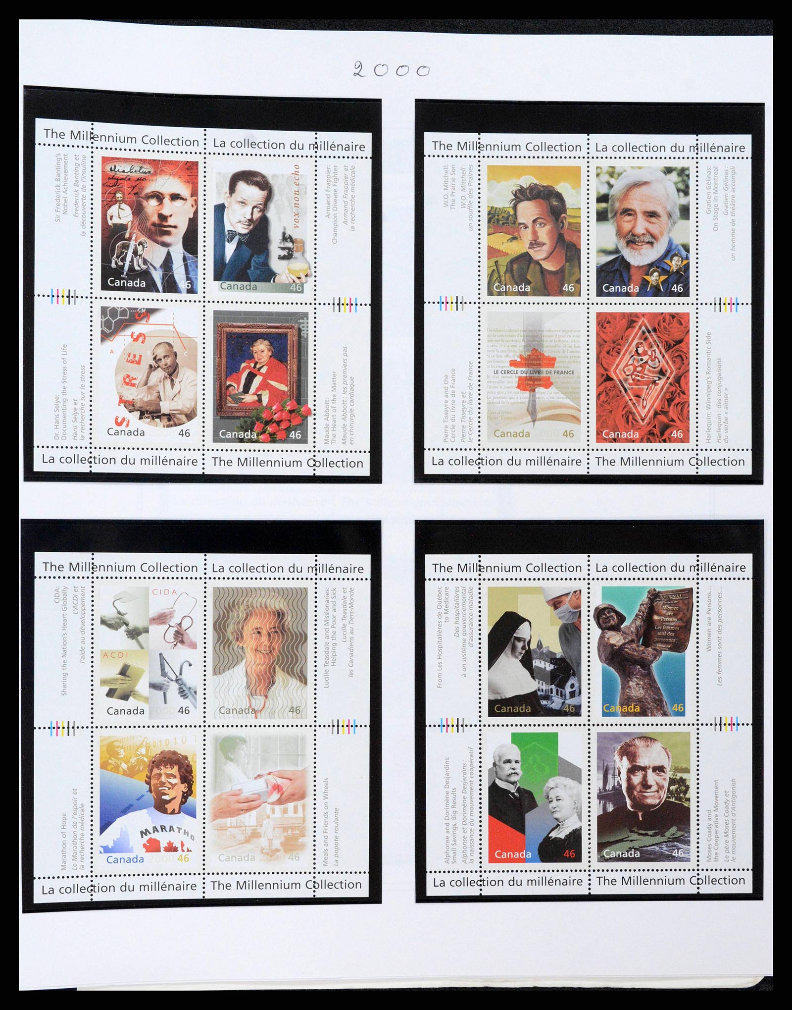 38475 0111 - Postzegelverzameling 38475 Canada 1859-2000.