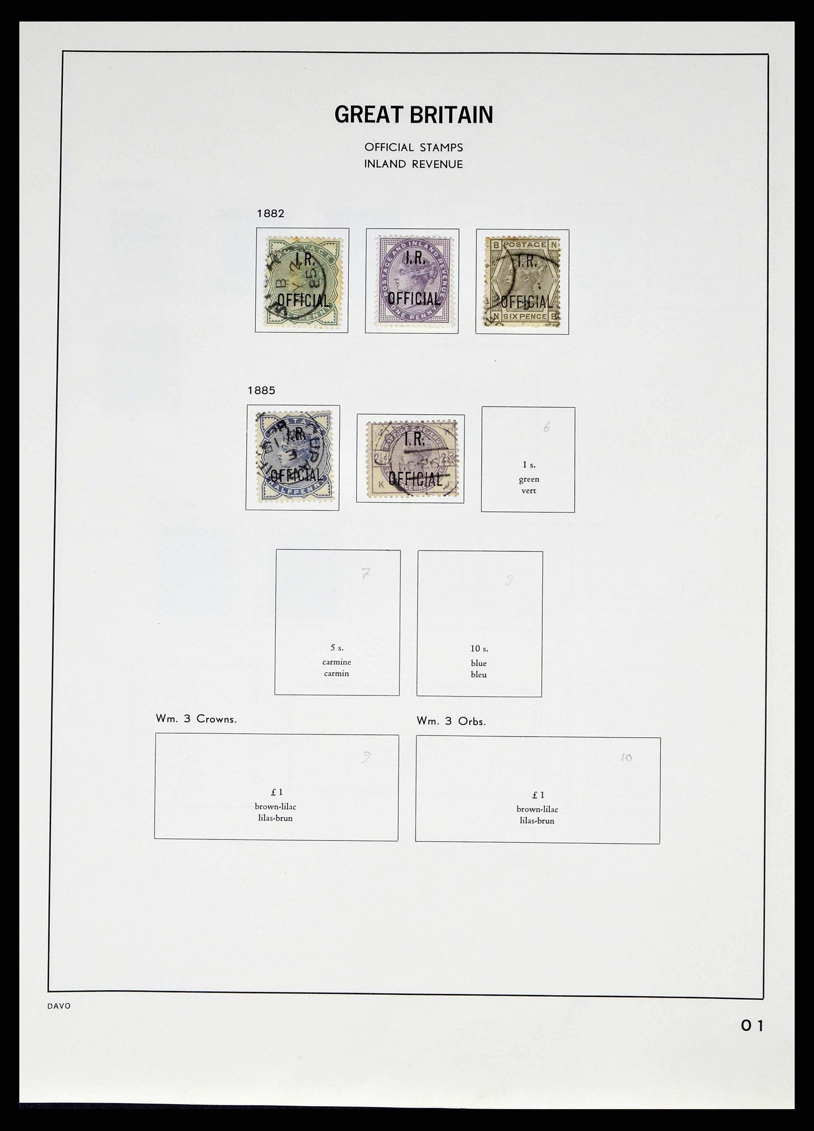 38476 0020 - Stamp collection 38476 Great Britain 1840-1952.