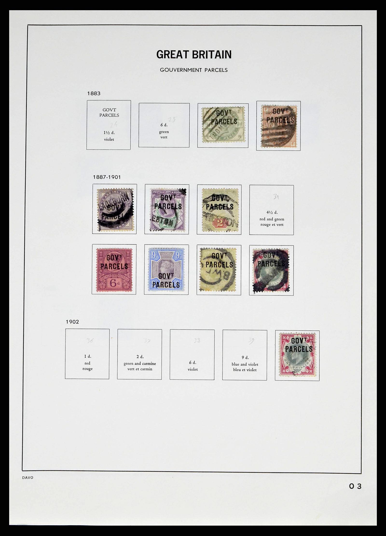 38476 0022 - Postzegelverzameling 38476 Engeland 1840-1952.