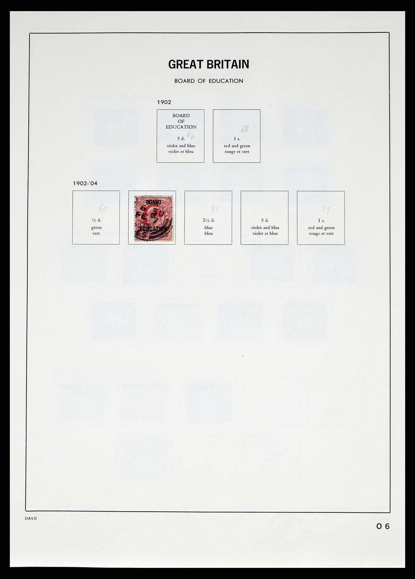 38476 0024 - Stamp collection 38476 Great Britain 1840-1952.